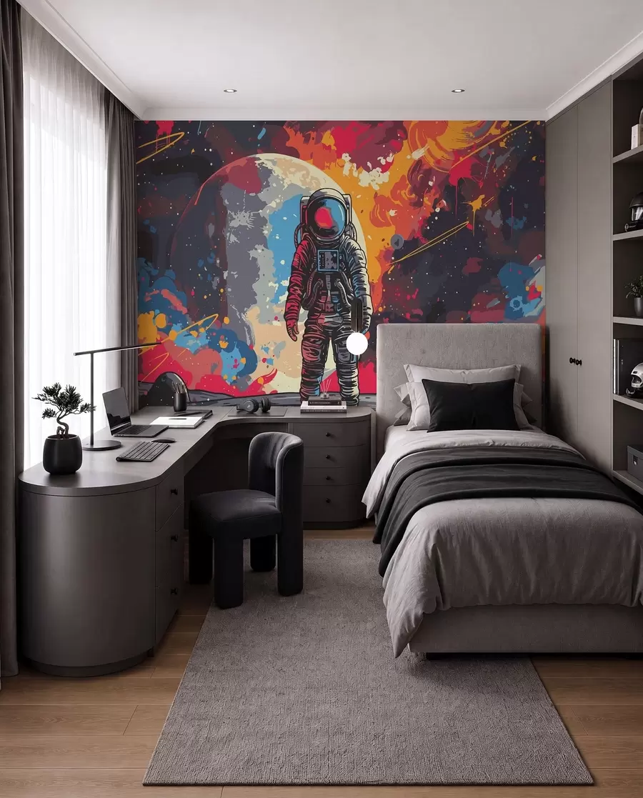Fotobehang Astronaut w08201