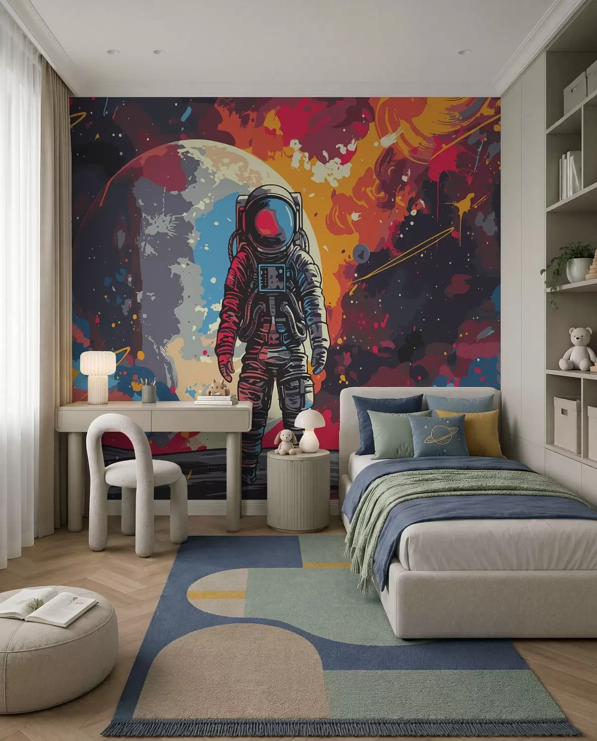 Fotobehang Astronaut w08201