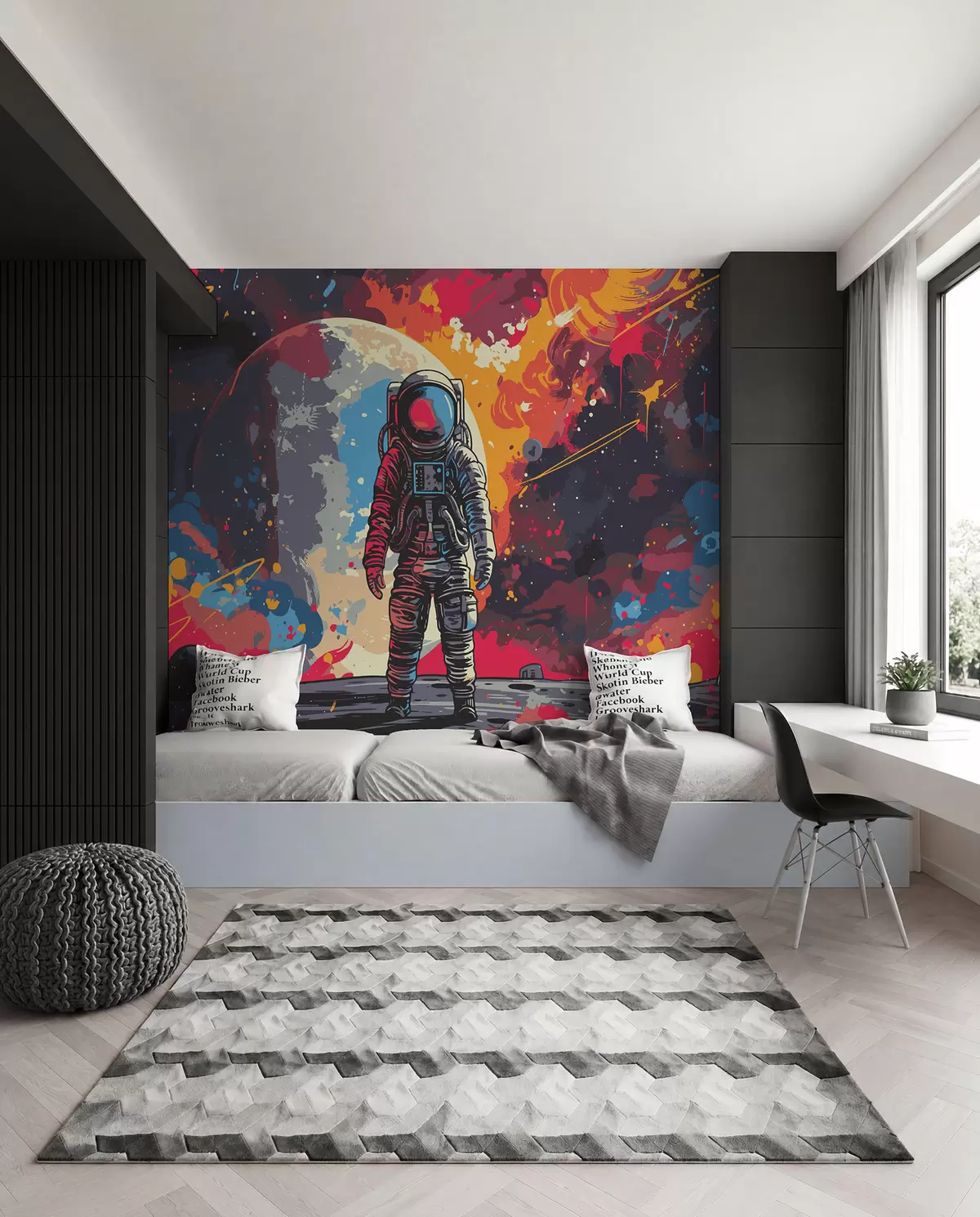 Fotobehang Astronaut w08201