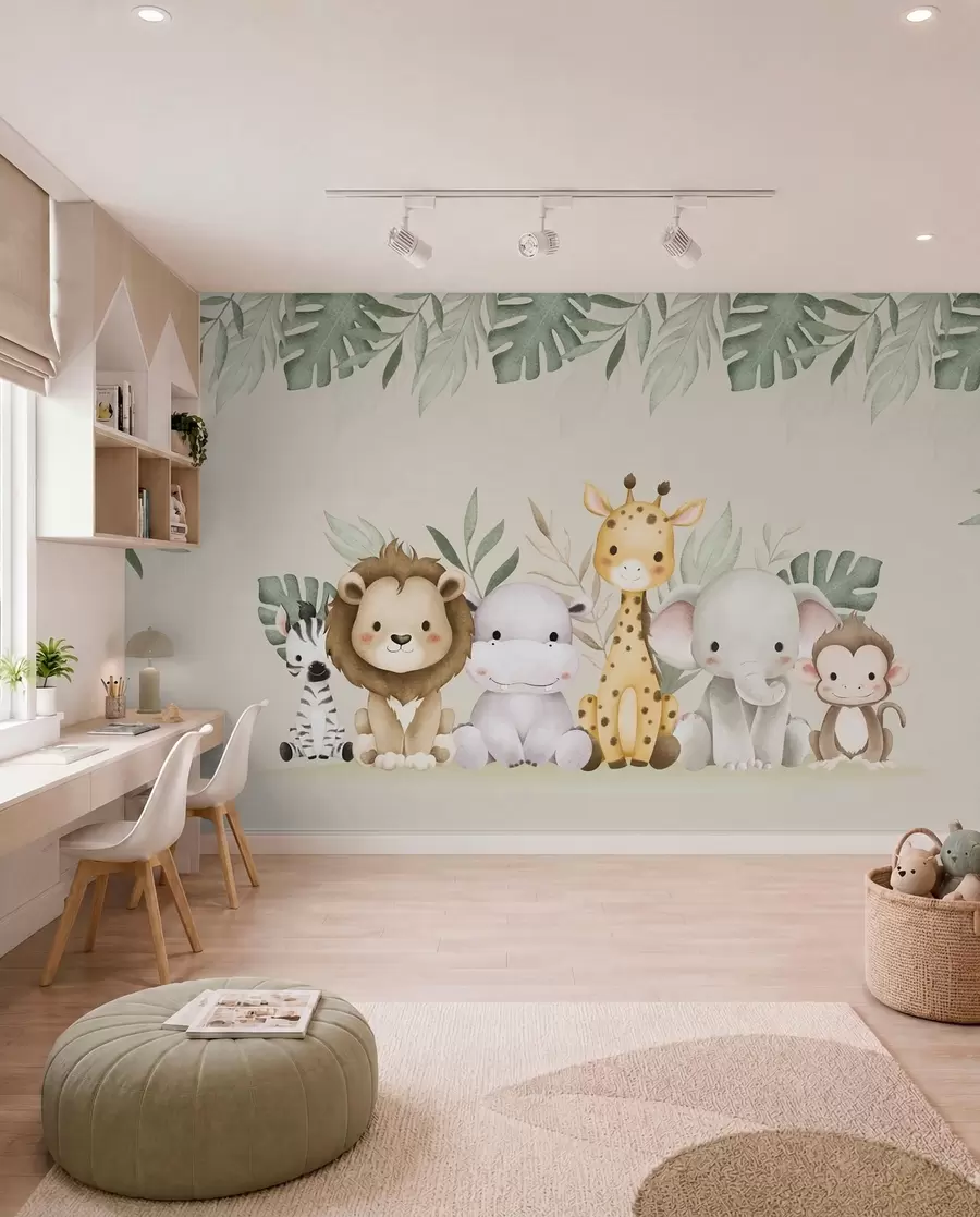 Fotobehang De safaribende w01406