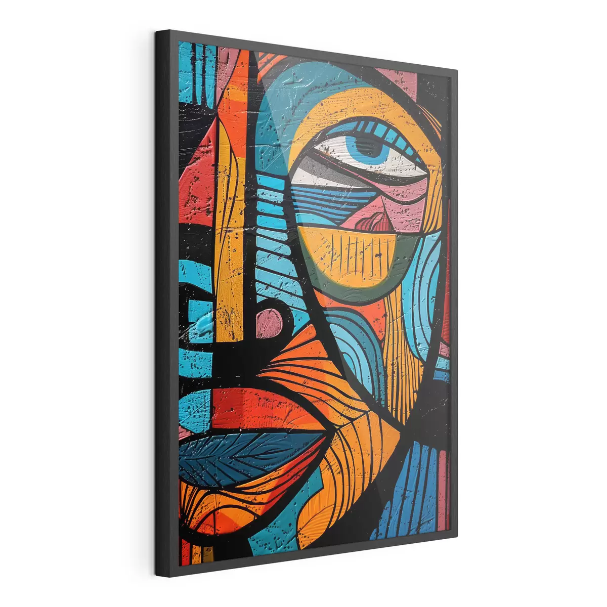 Poster Abstract gezicht f40207