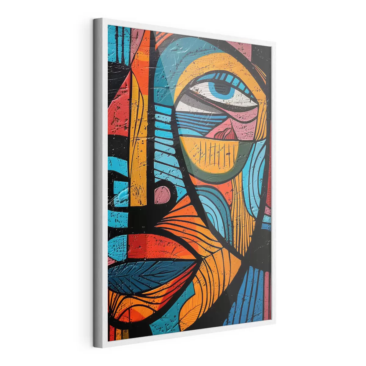 Poster Abstract gezicht f40207