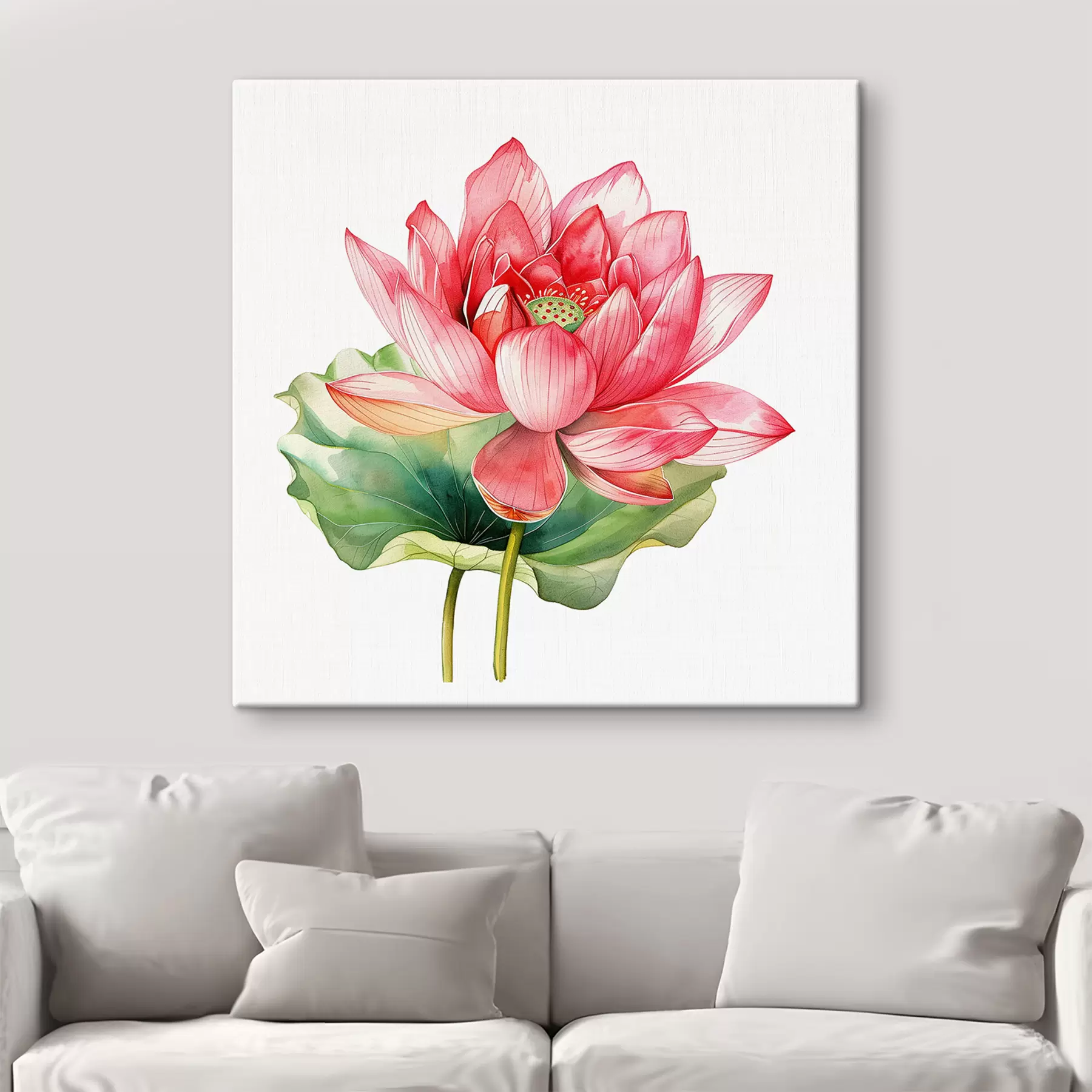 Fotobehang Roze lotusbloem s40383