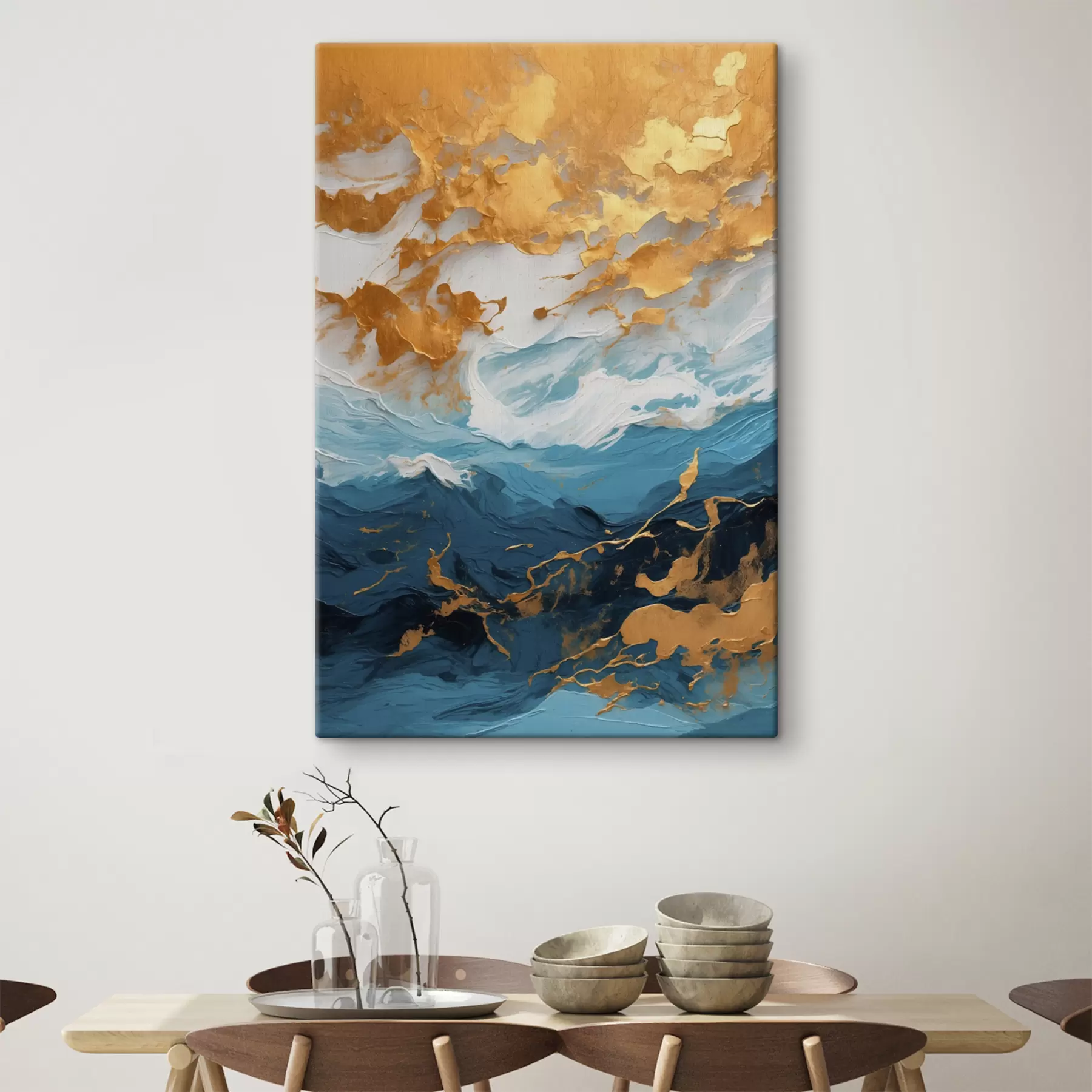 Fotobehang Abstract olieverfschilderij s40342