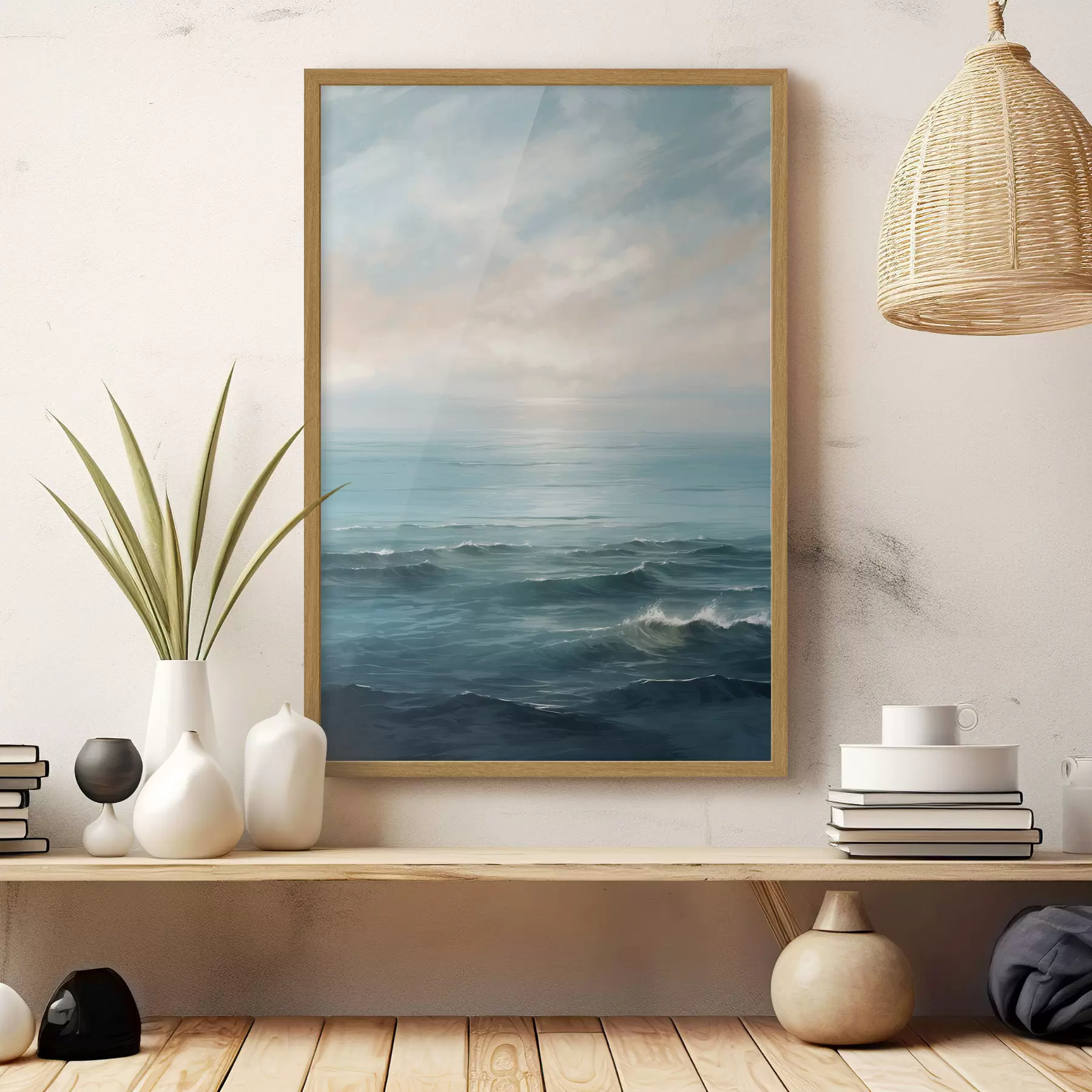 Fotobehang Golvende zee f40345