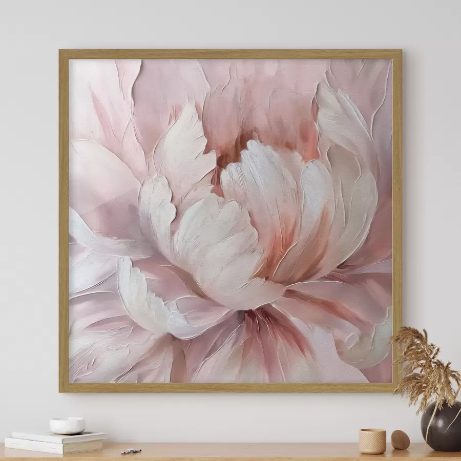 Fotobehang Roze weelderige pioenbloemknop f40511