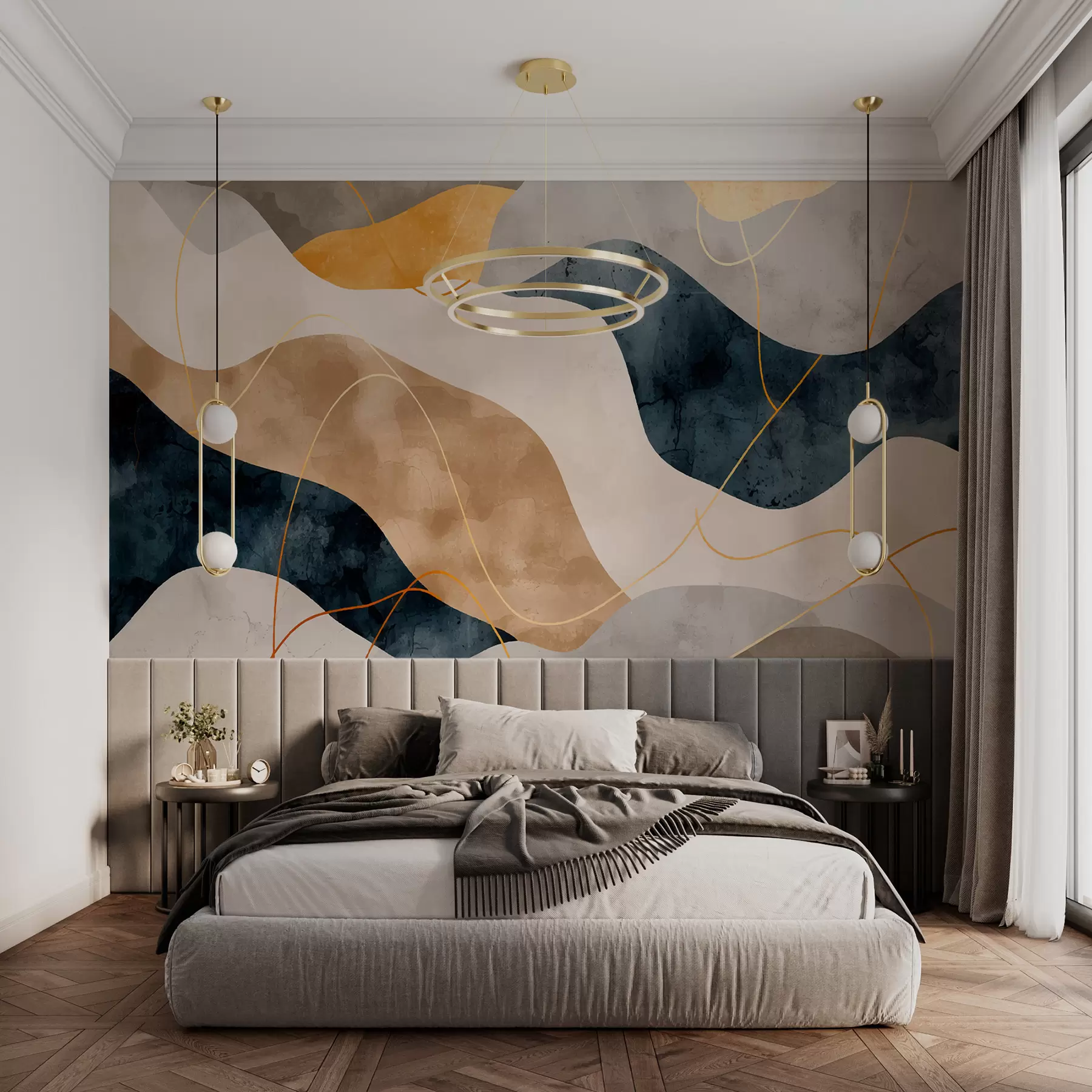 Fotobehang Abstractie w01074