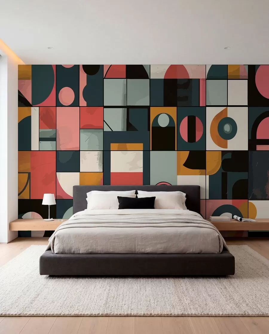 Fotobehang Bahaus stijl w01075
