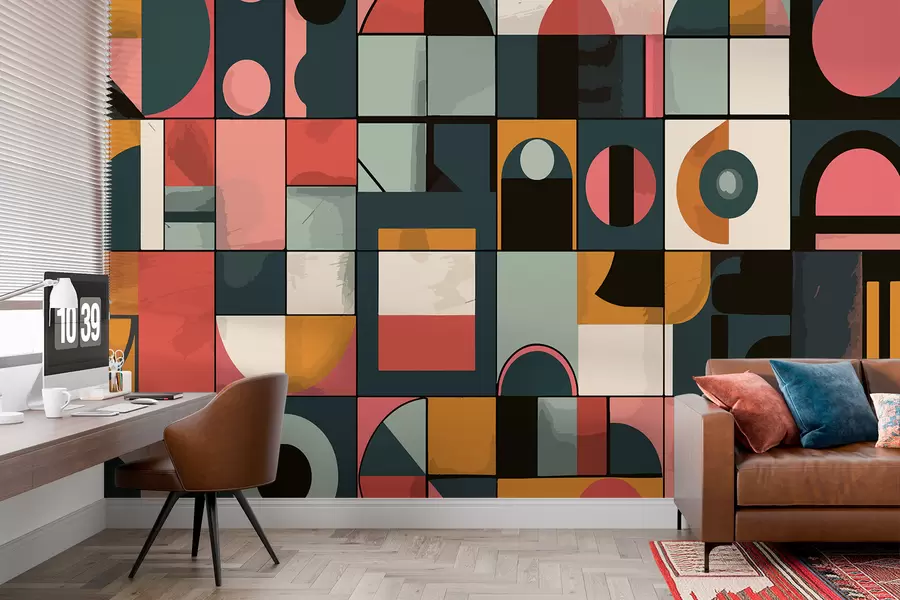 Fotobehang Bahaus stijl w01075