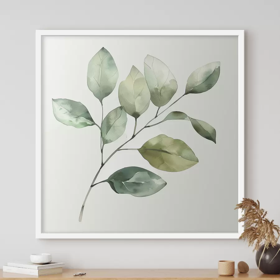Fotobehang Twijg in aquarelstijl f40766