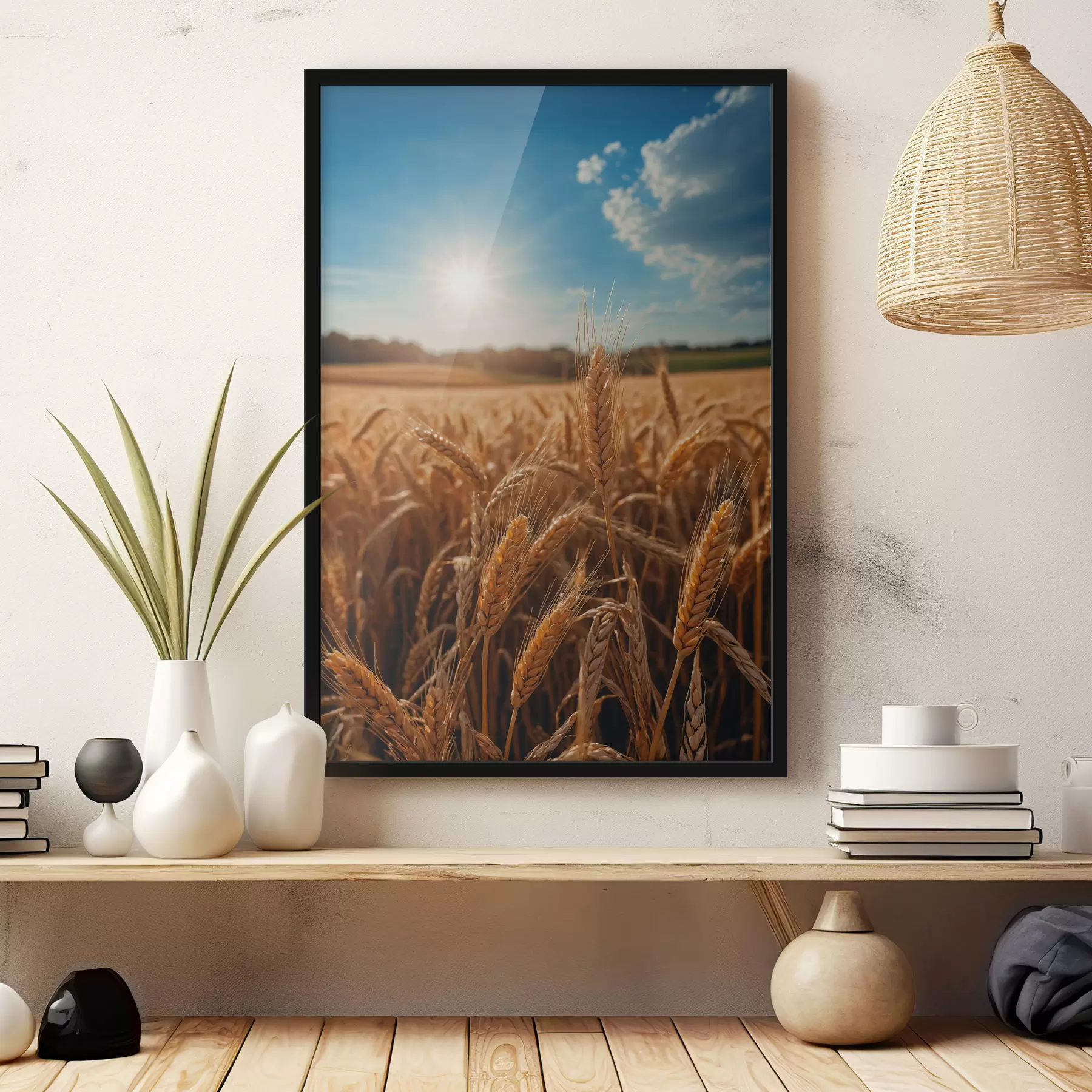 Fotobehang Tarweveld f40877
