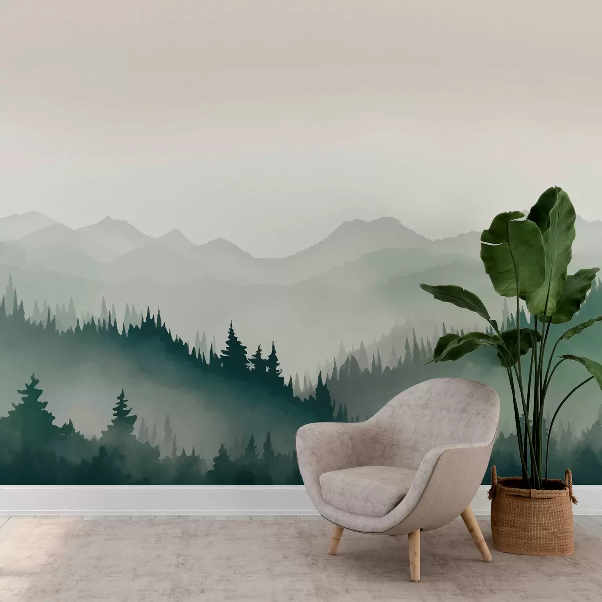 Fotobehang Bergen w01747