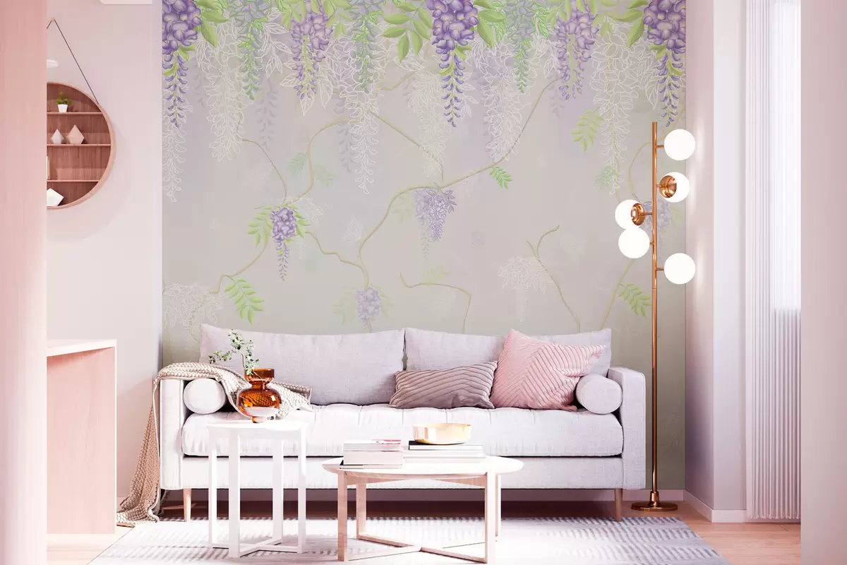 Fotobehang Bloemenontwerp w01685