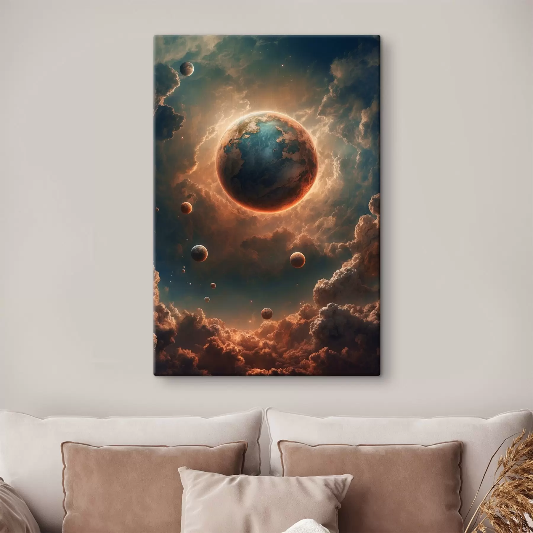 Fotobehang Planeet die de zon bedekt s41034