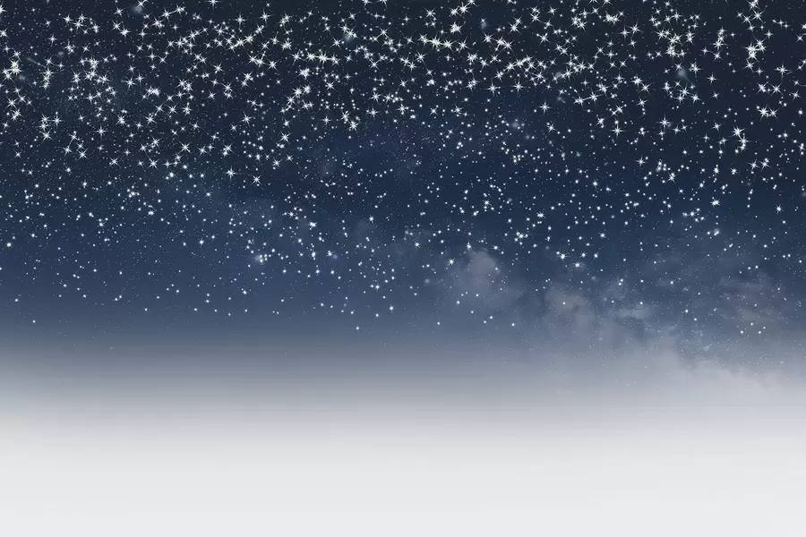 Fotobehang Sterrenhemel, zacht kleurverloop, kosmisch, sterrenbeelden w01797v1