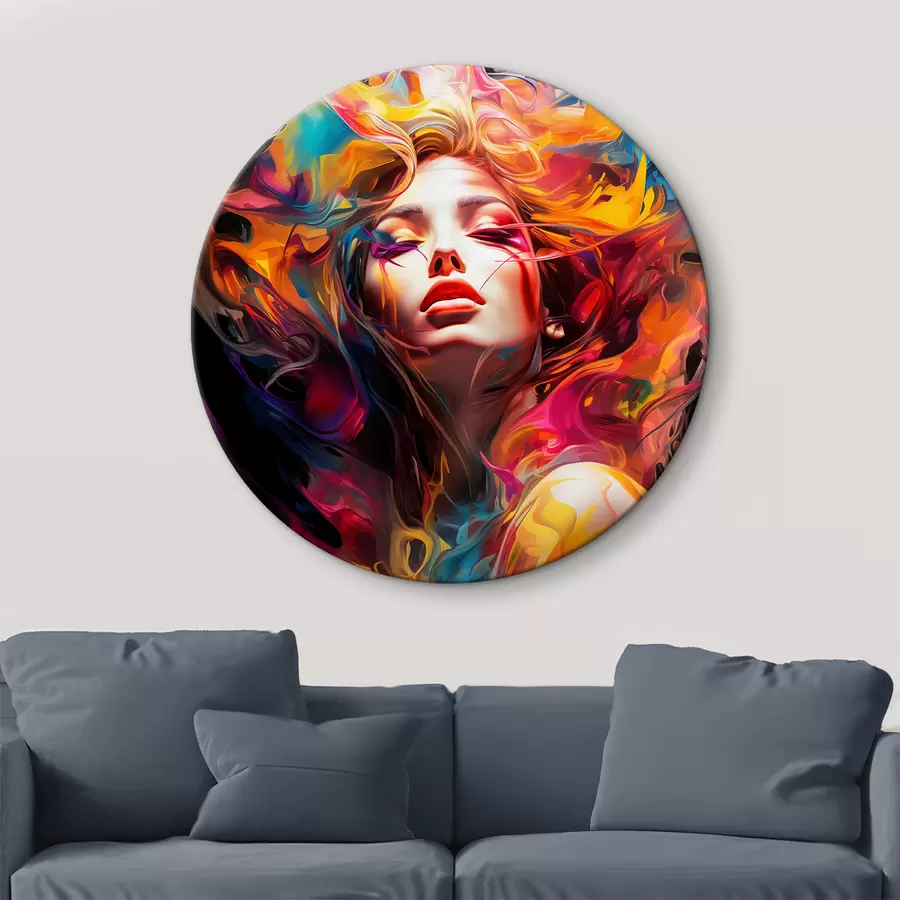 Fotobehang Abstract meisje r36677