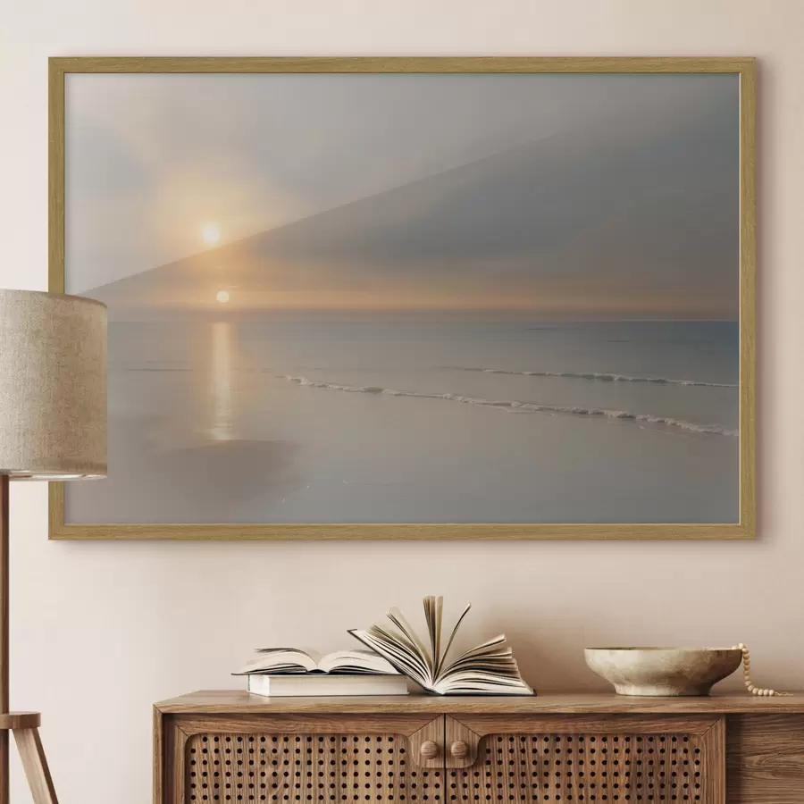 Fotobehang Licht langs de kust f41297