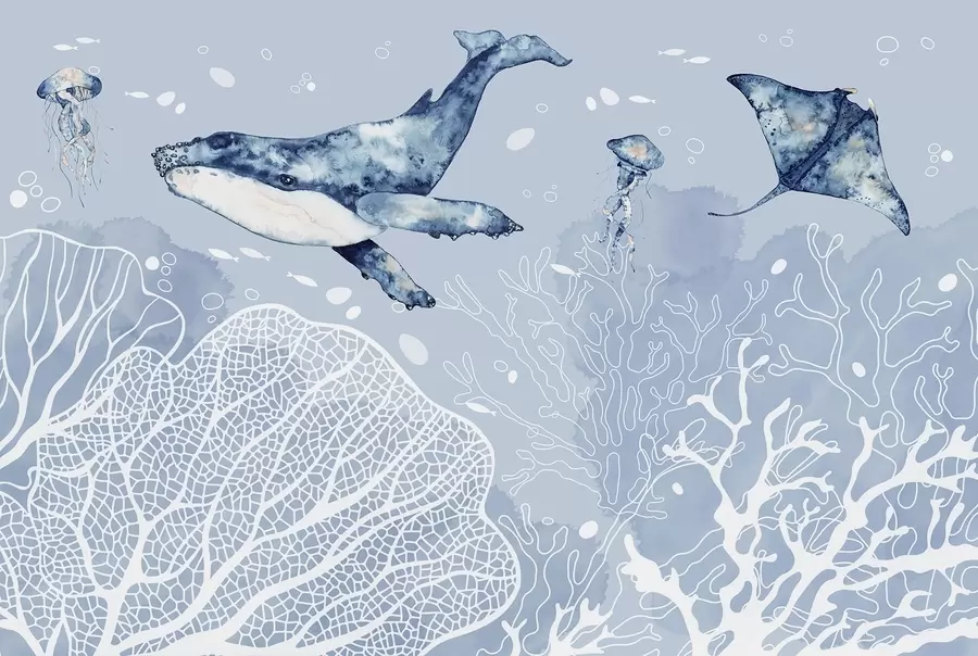 Fotobehang Onderwater wonderen van het zeeleven w00848