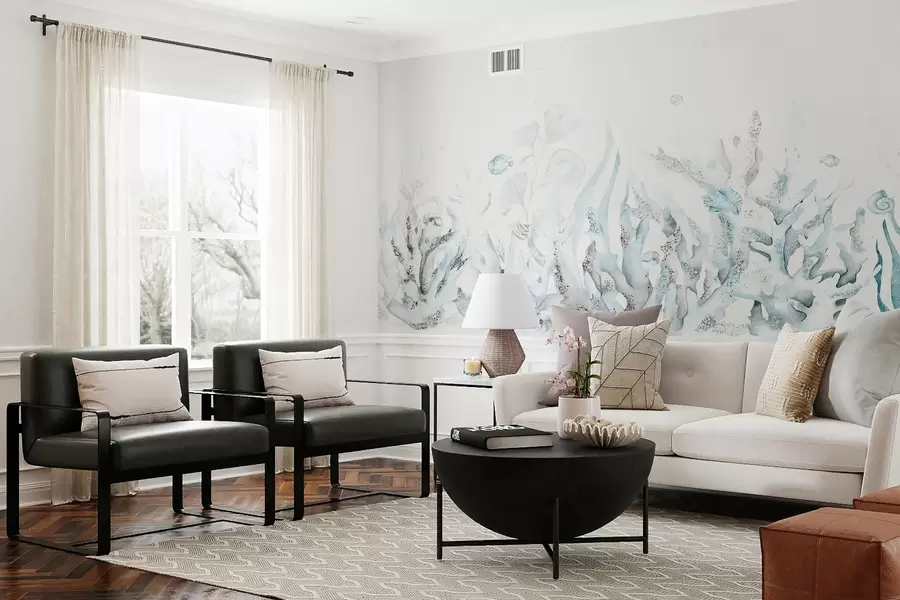 Fotobehang Rust onder water in zachte tinten w00881v1