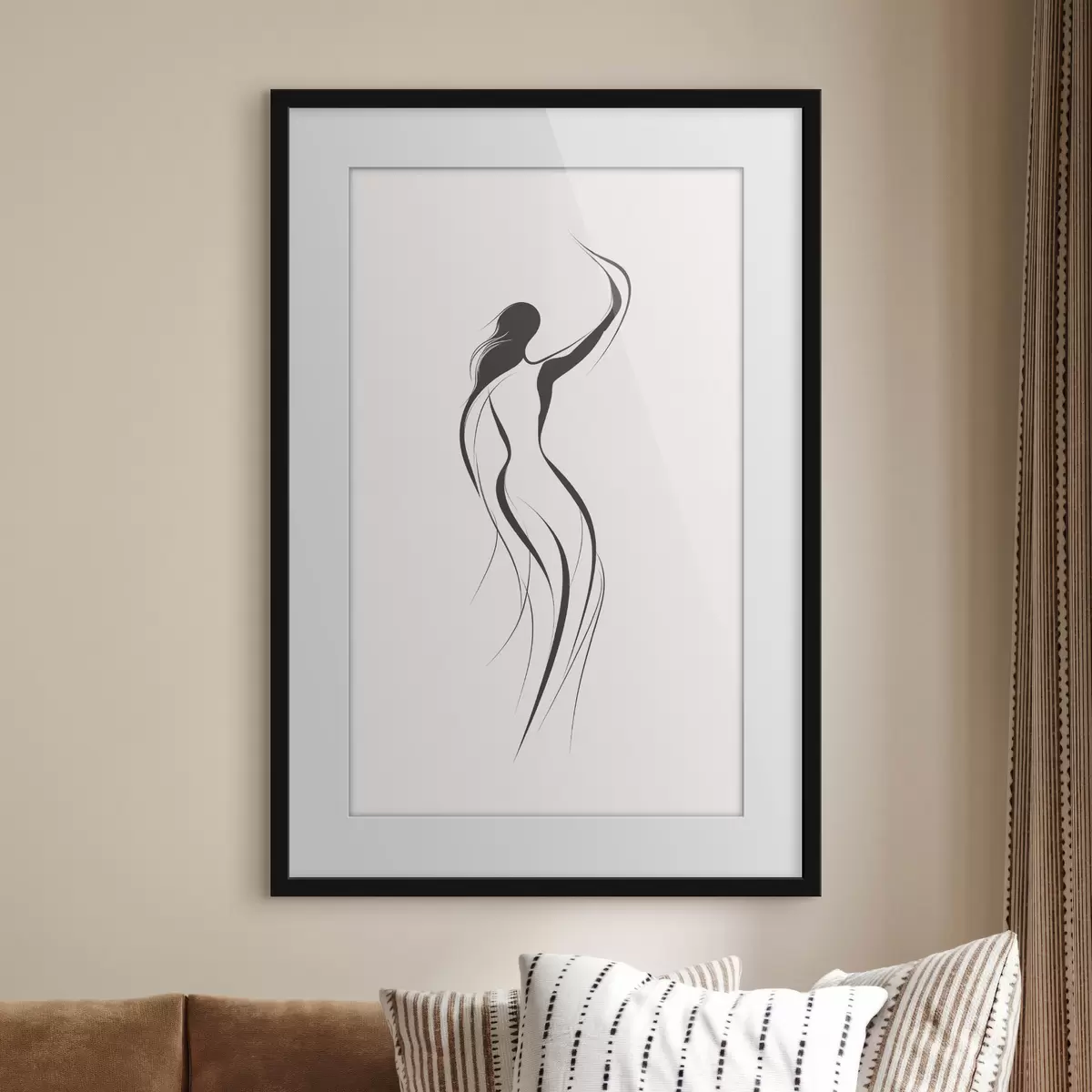 Poster Dansende abstractie f41487
