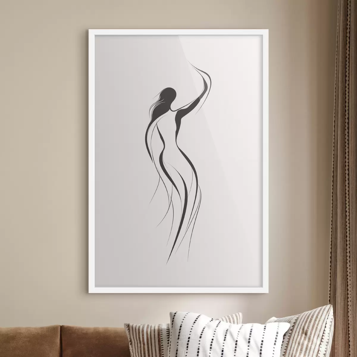 Poster Dansende abstractie f41487