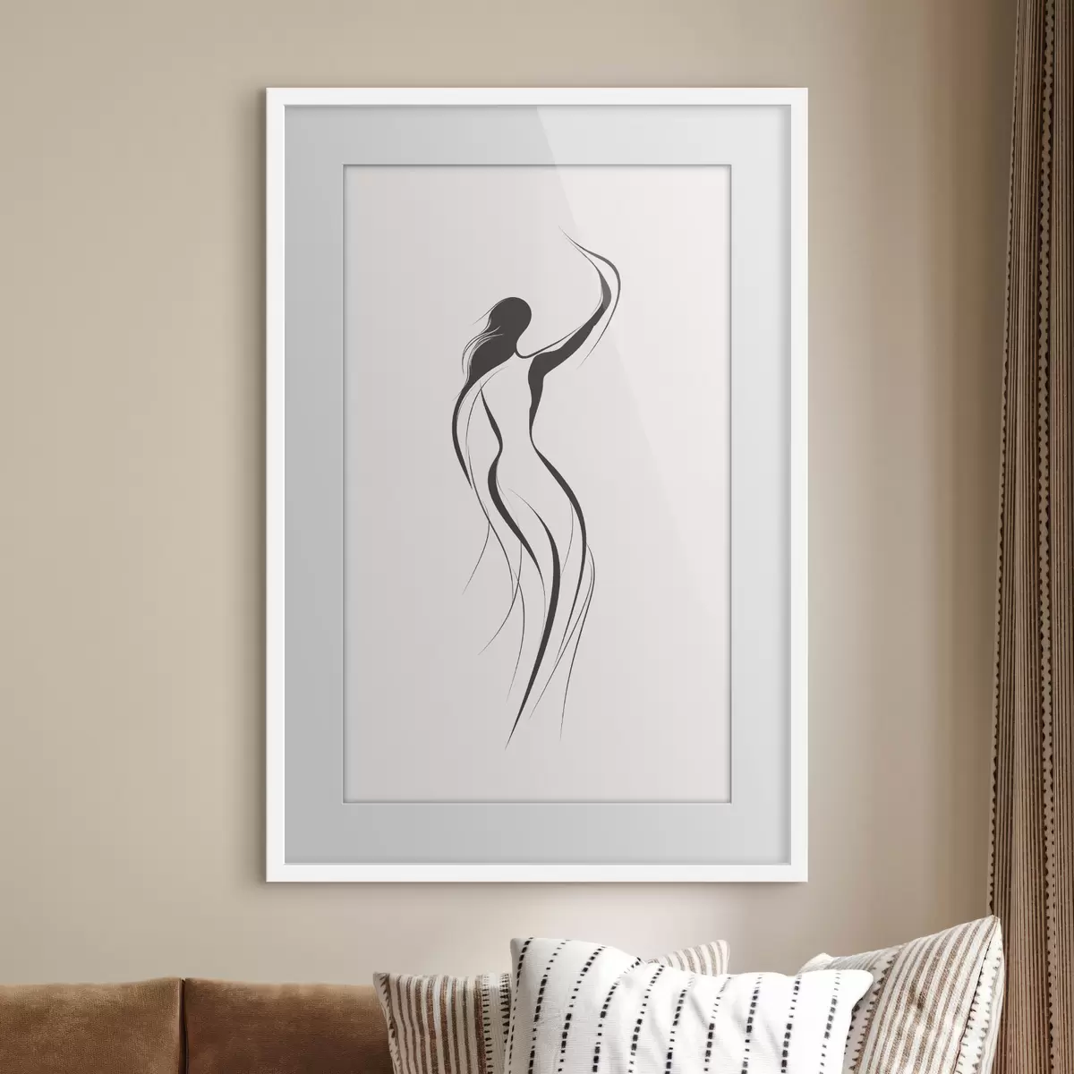 Poster Dansende abstractie f41487
