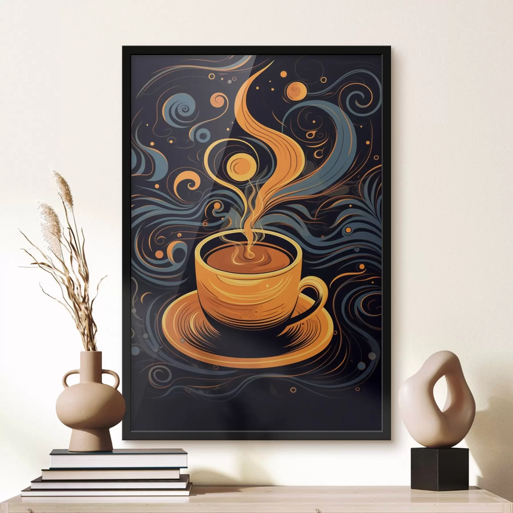 Fotobehang Aroma van ochtendkoffie f41501