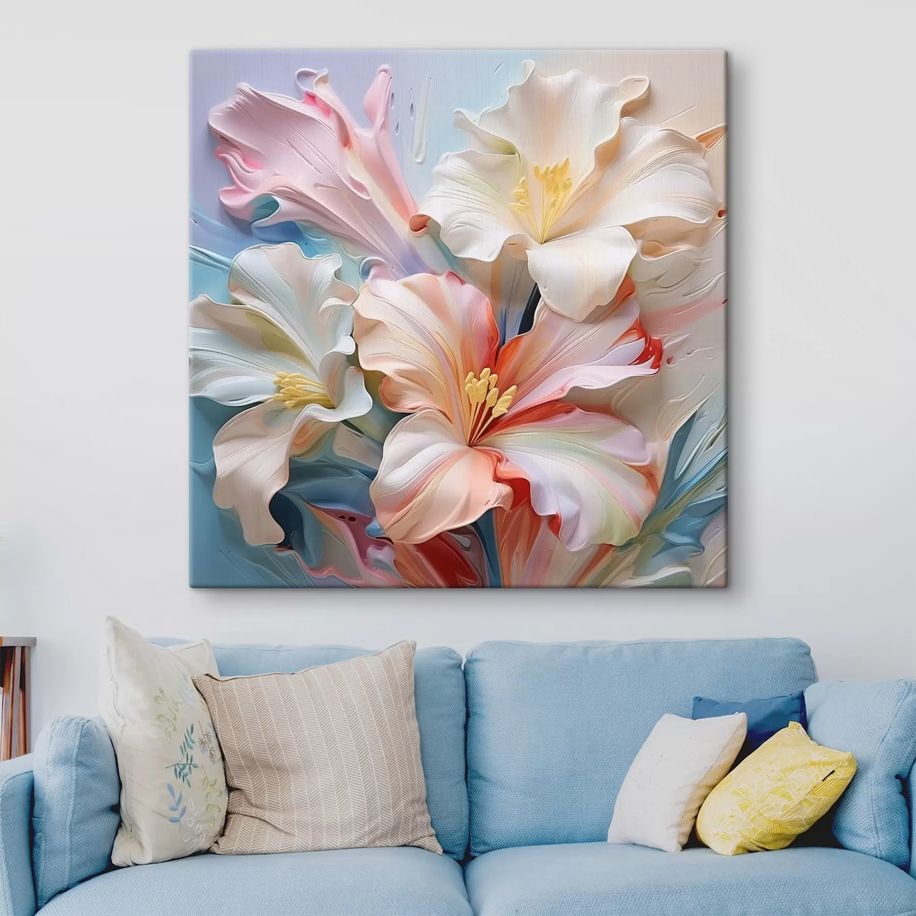 Fotobehang Volumetrische abstracte lelies s41554