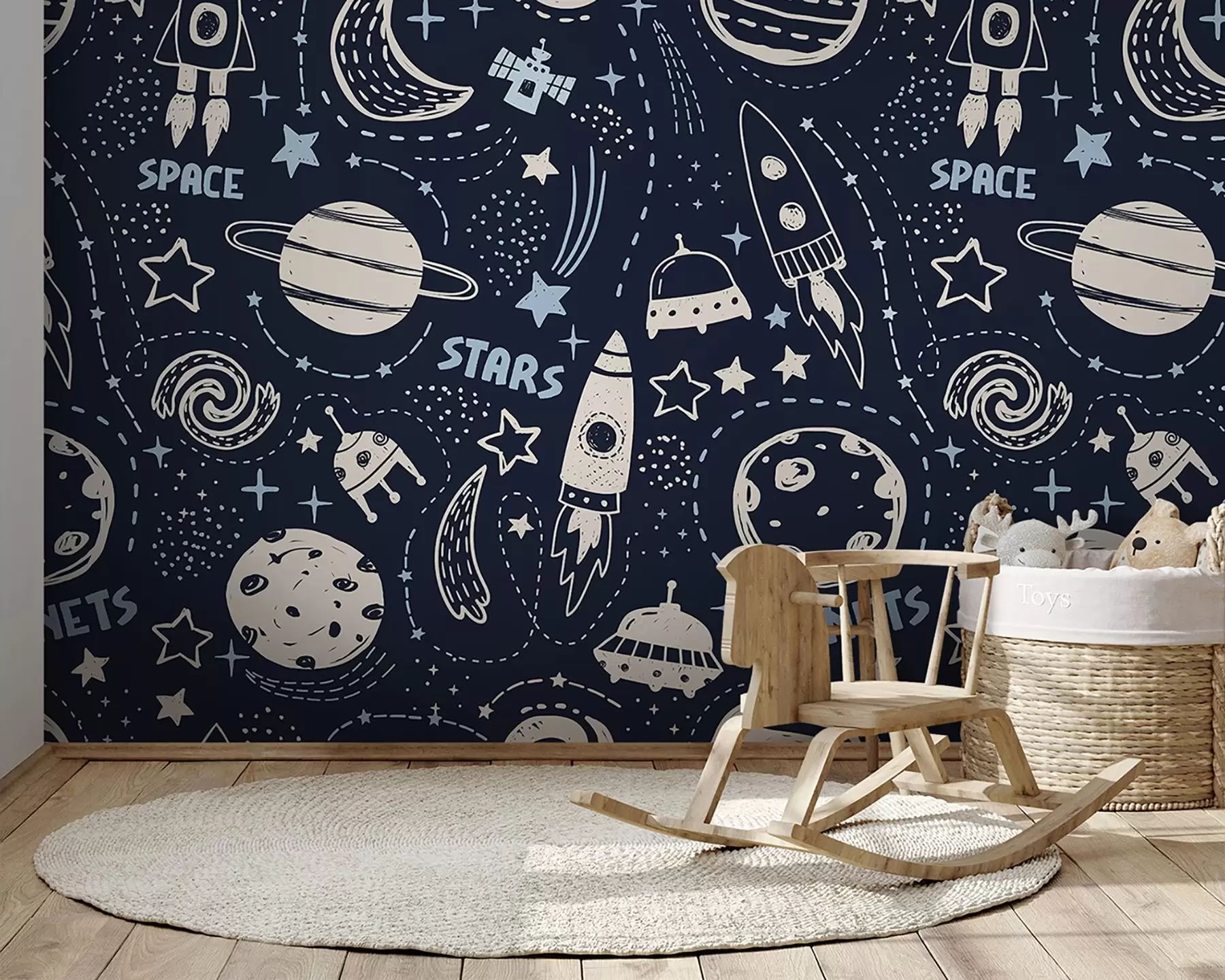 Fotobehang Kosmisch avontuur door het heelal u97584
