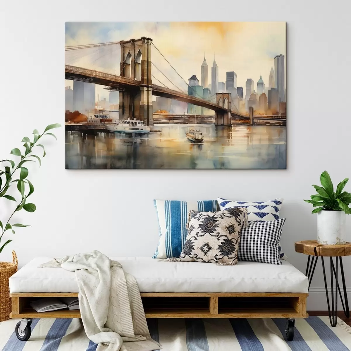  Schilderijen New York is schetsmatig s41605