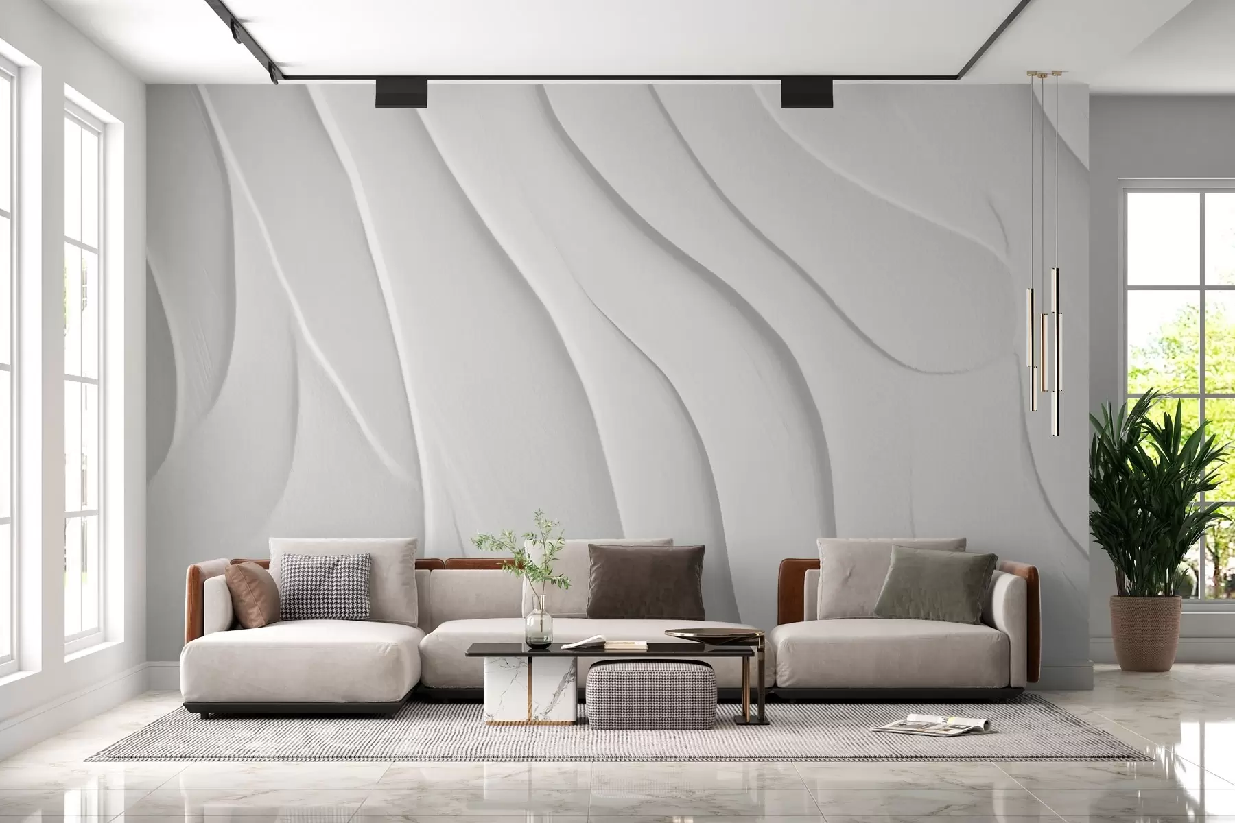 Fotobehang Licht betonnen muur effect w02298