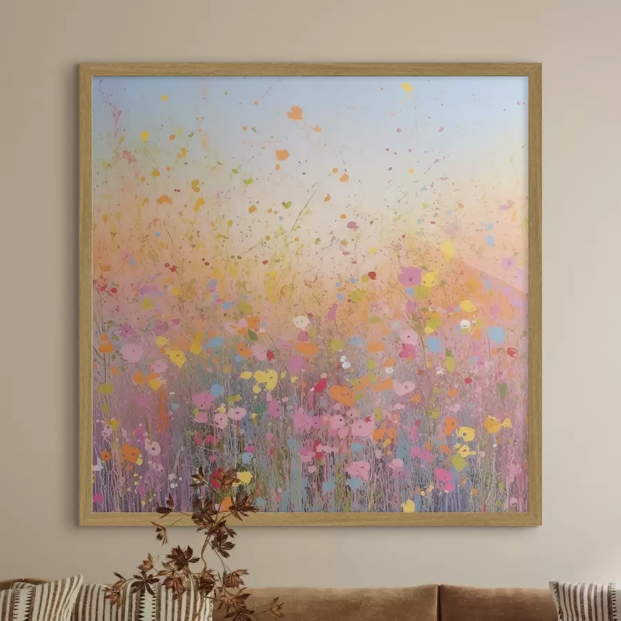 Fotobehang Kleurrijke bloemen f41695