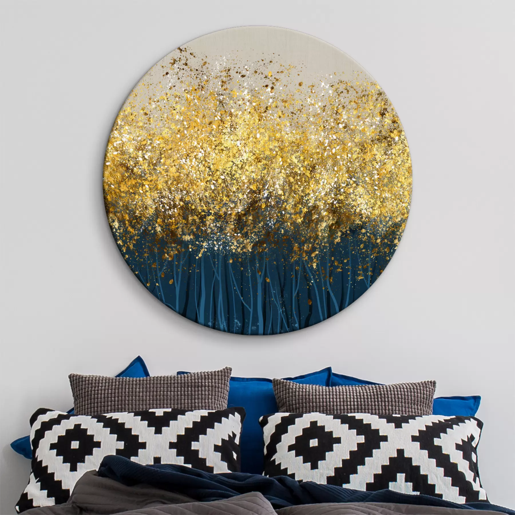  Schilderijen Bomen met gouden bladeren r01893