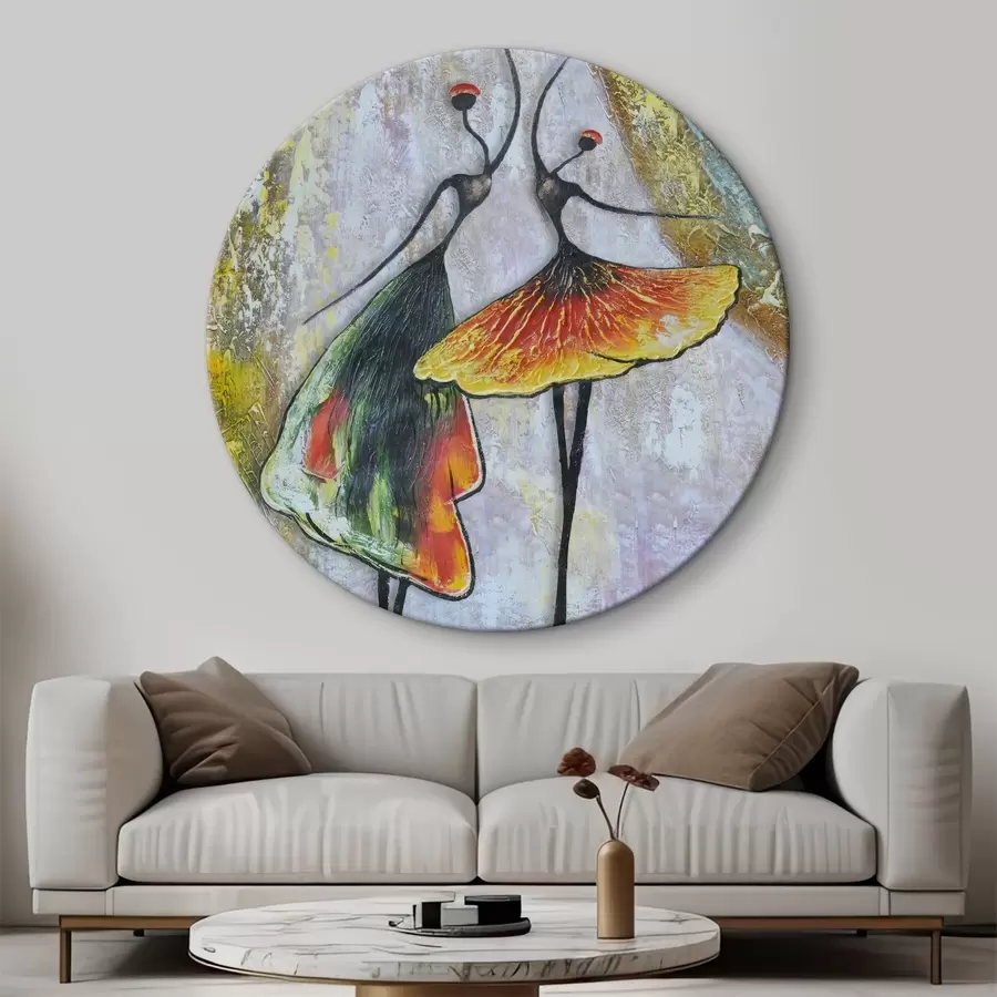 Fotobehang Abstractie, ballerina's r01740