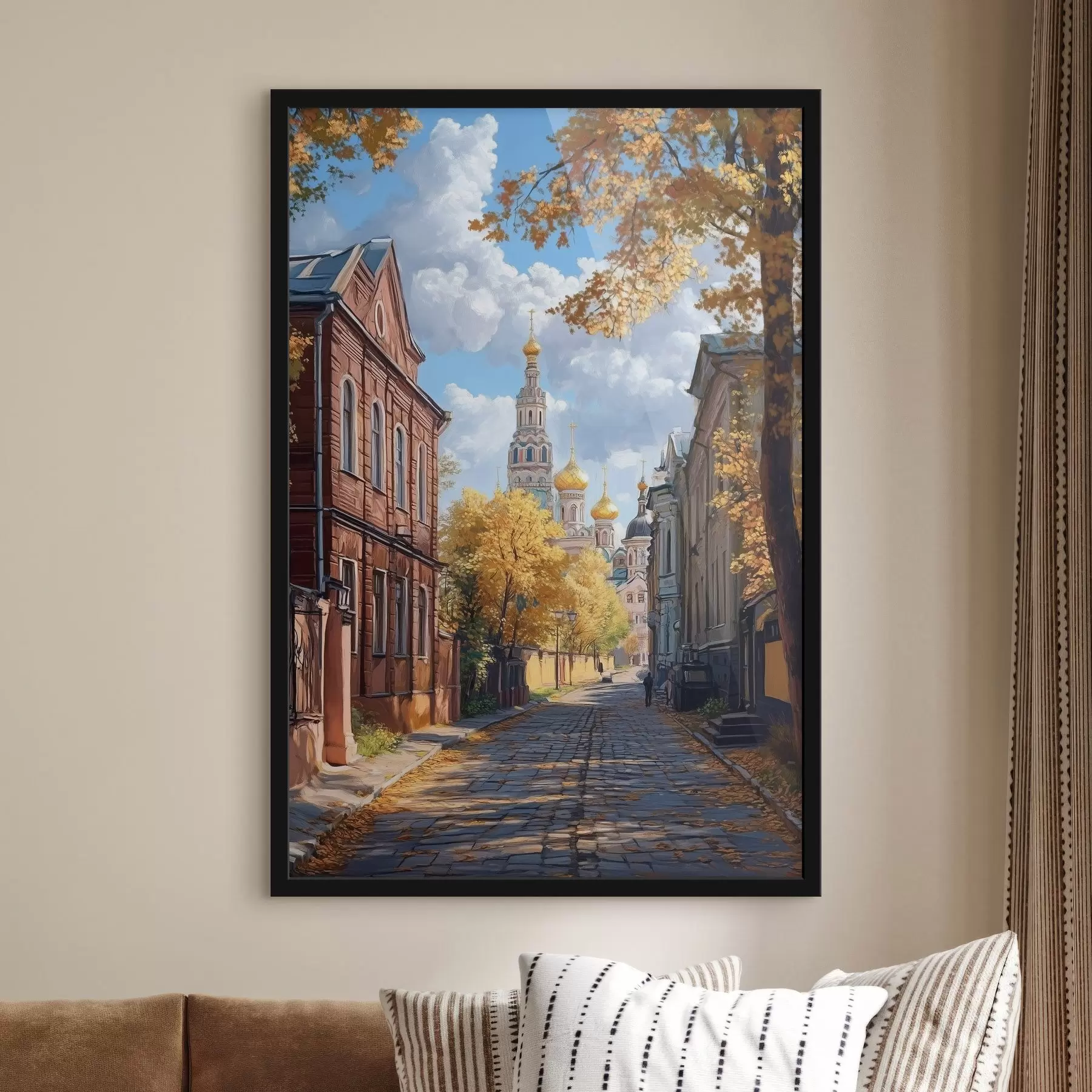Fotobehang Een straat in de stad f41752