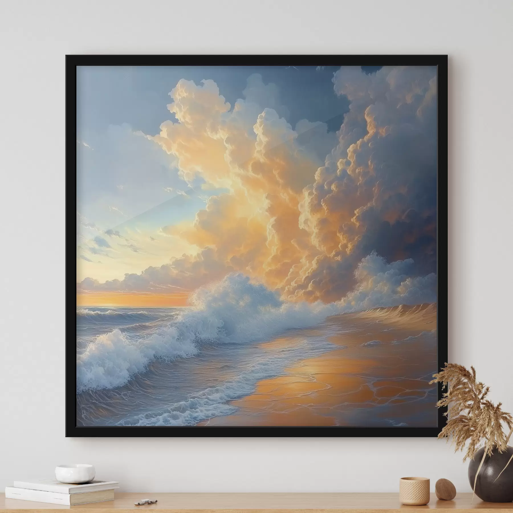 Fotobehang Dageraad op zee f41757