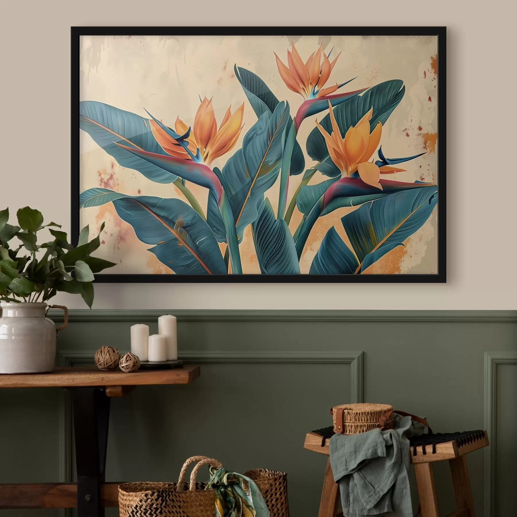 Fotobehang Tropische bananenbomen f41863
