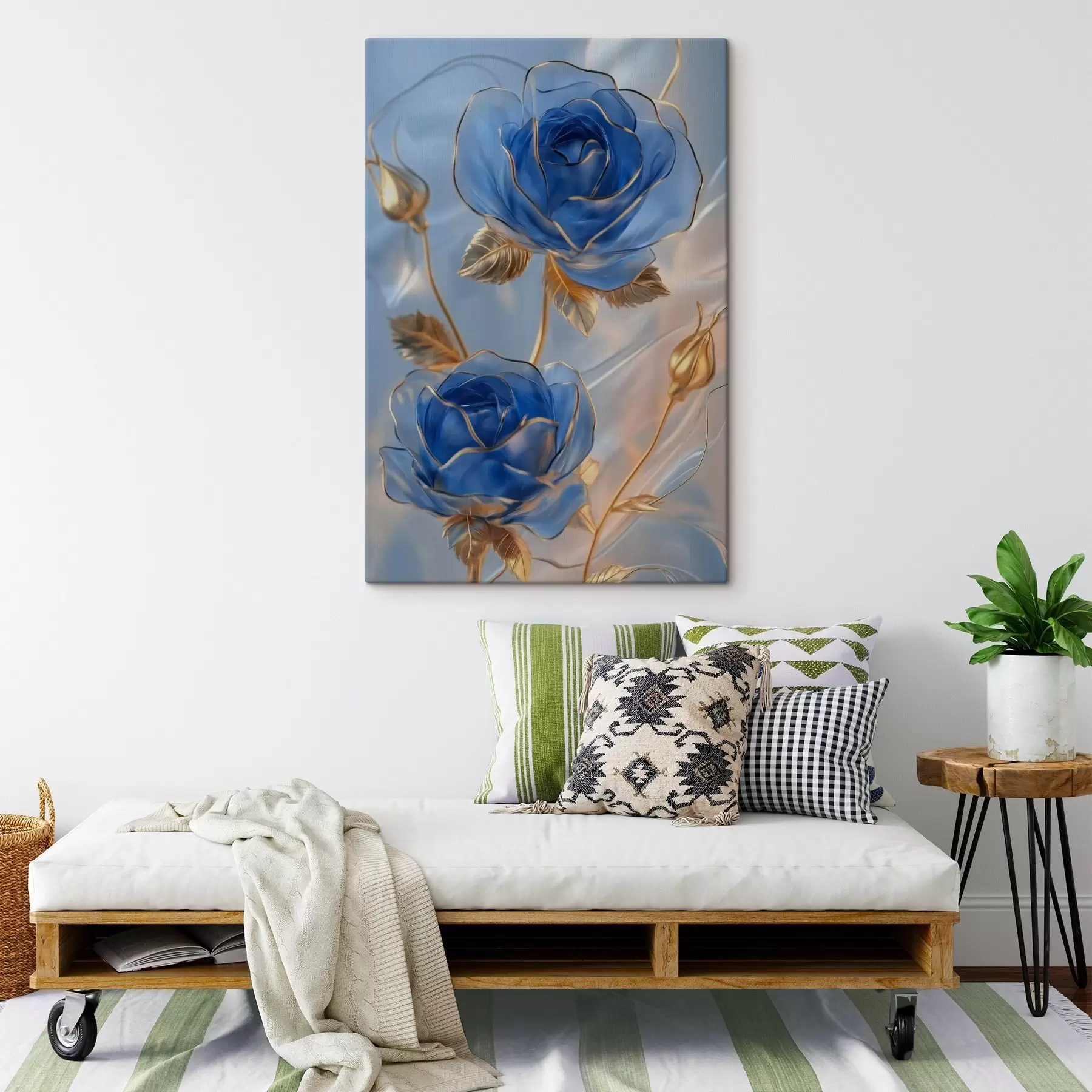  Schilderijen Blauwe rozen s41915