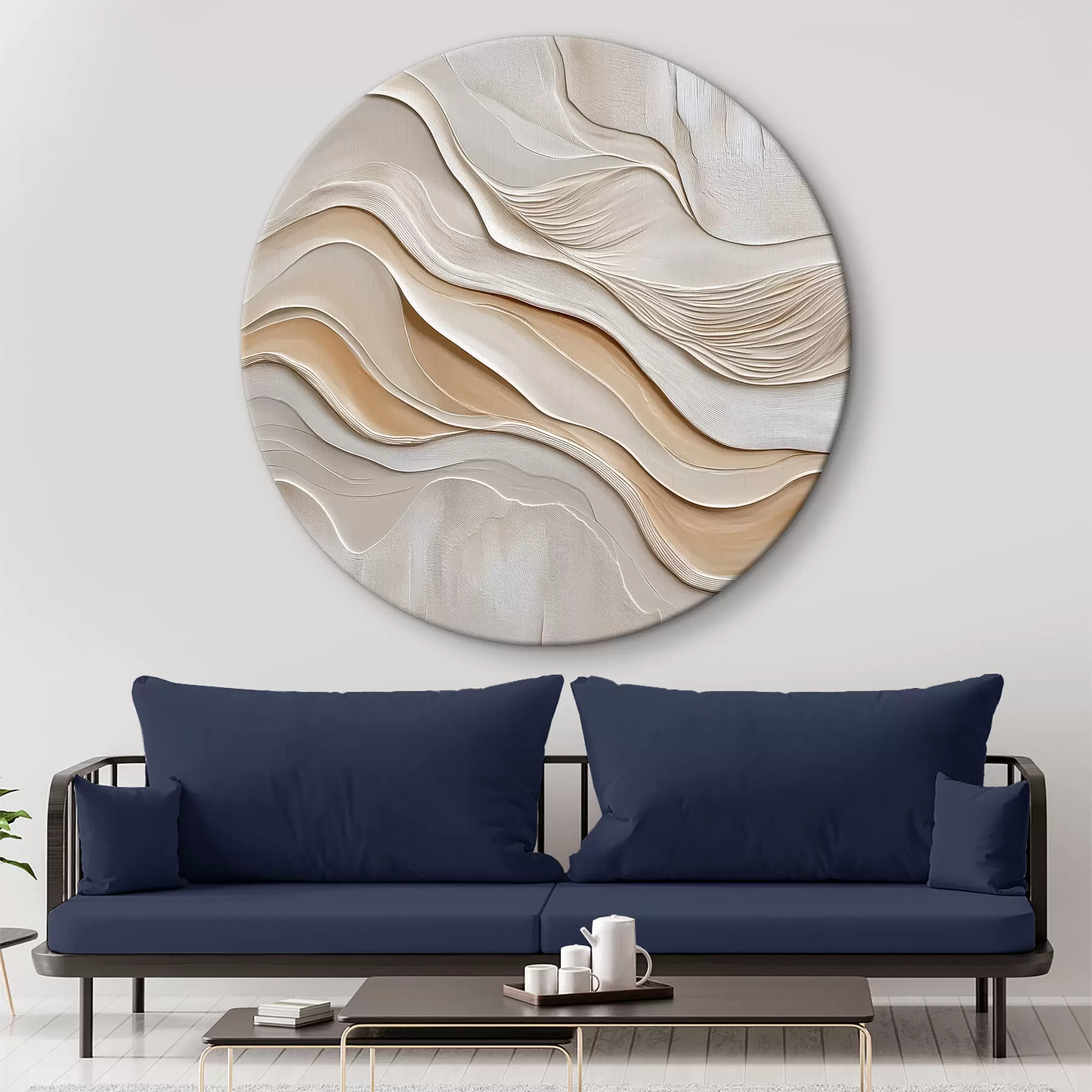  Schilderijen Abstractie met textuurimitatie r39558