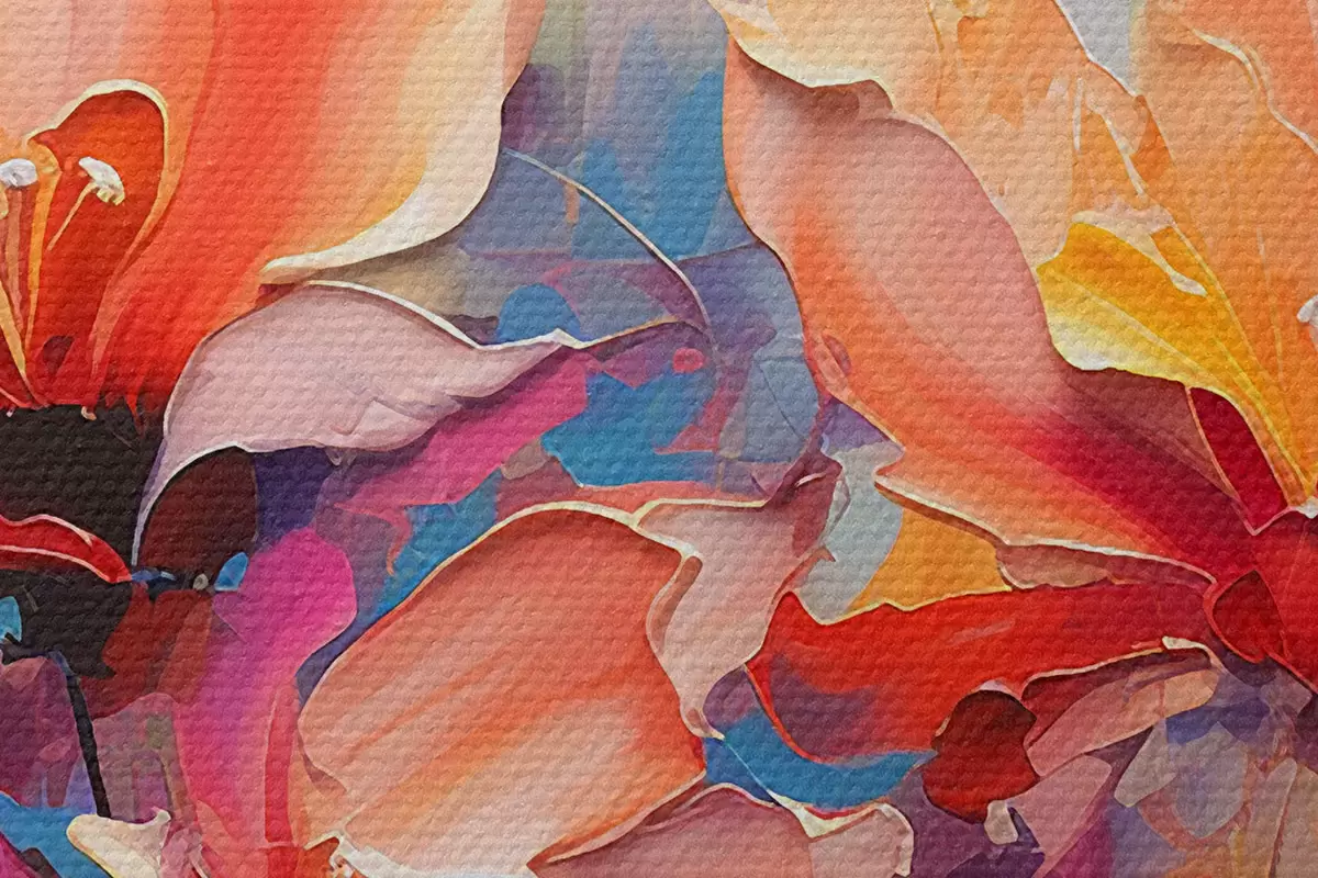Ronde schilderijen Aquarel bloemen r37535