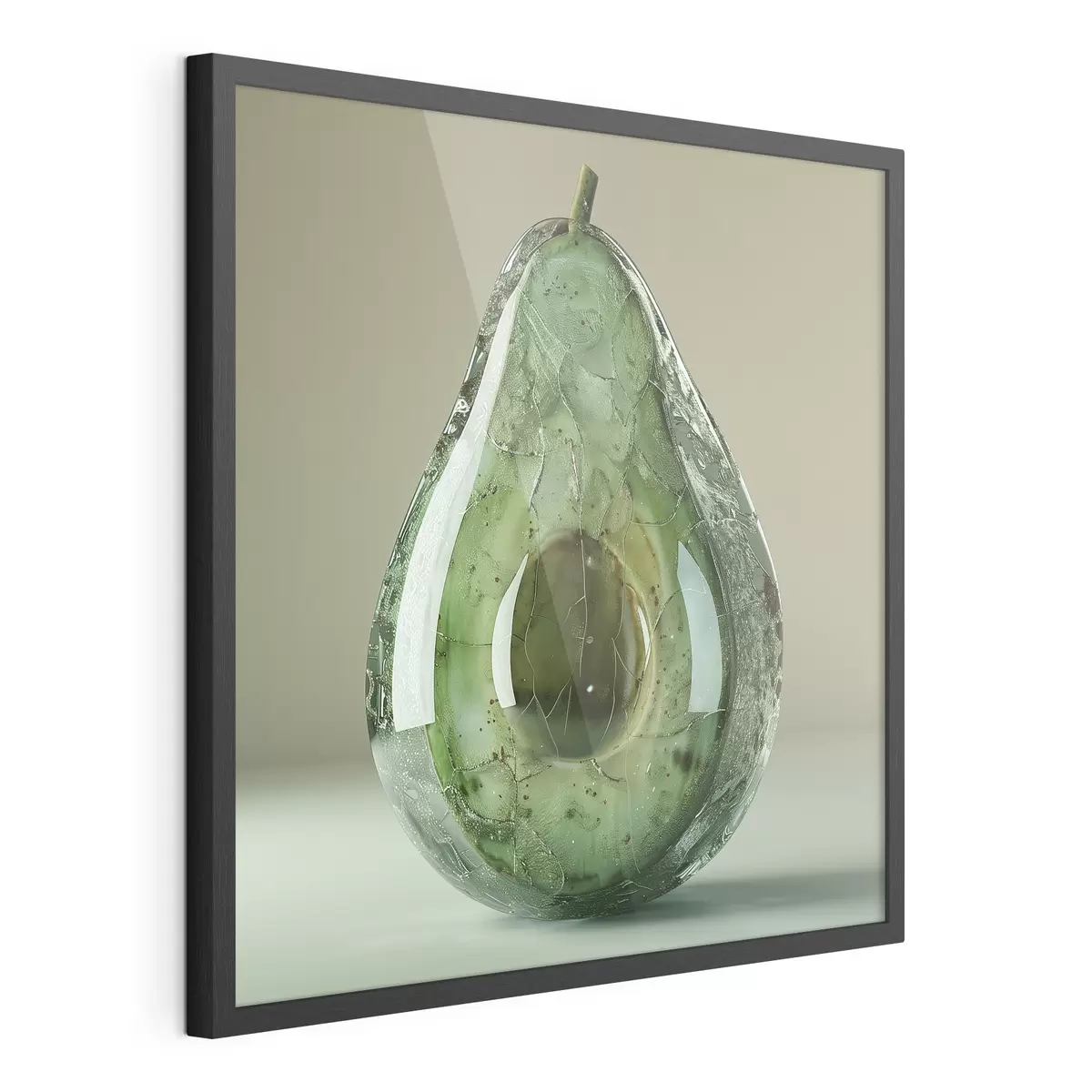 Poster Groenten, glas avocado f42068