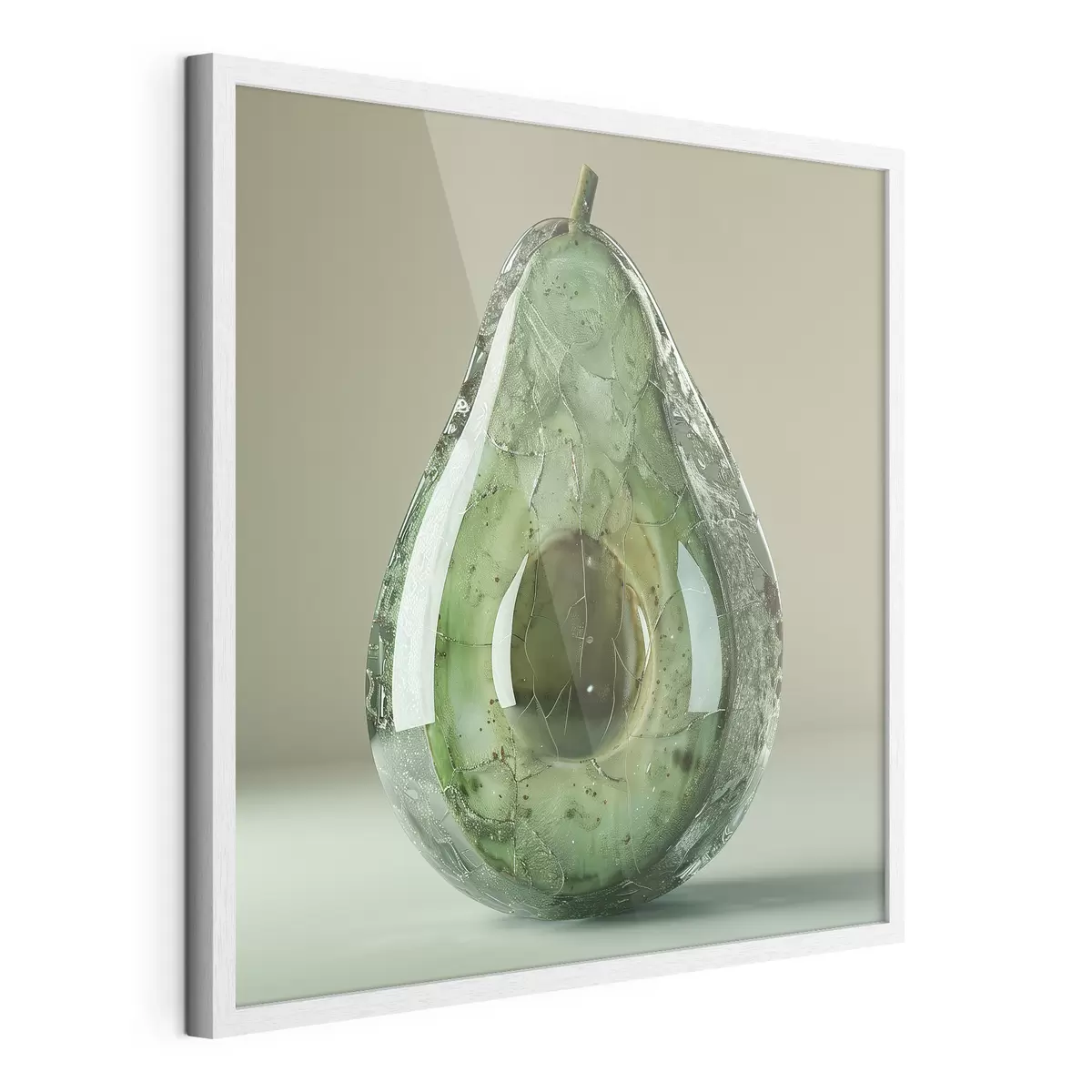Poster Groenten, glas avocado f42068