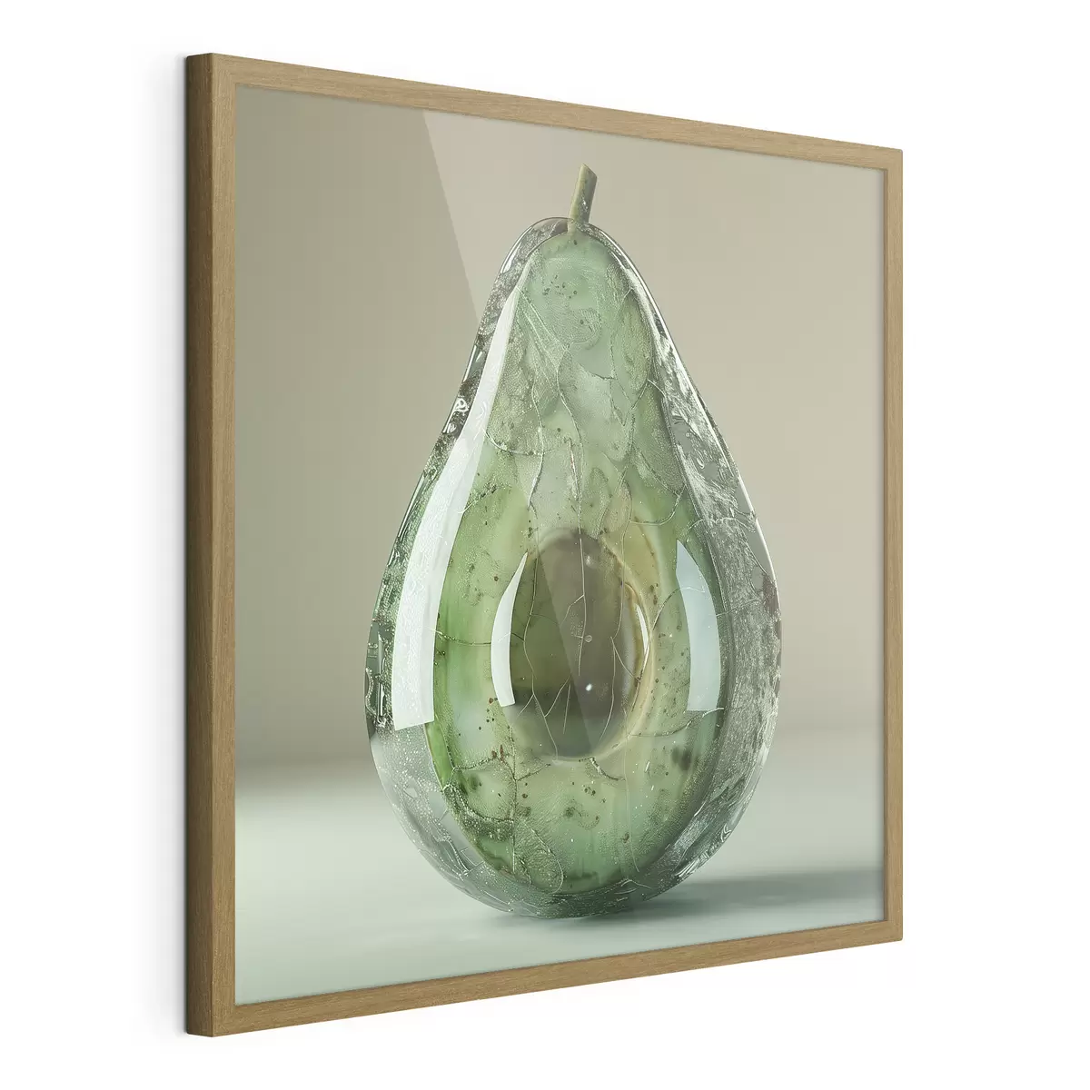 Poster Groenten, glas avocado f42068