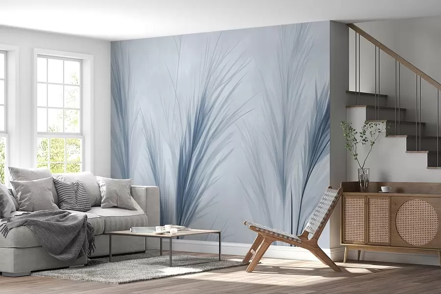 Fotobehang Getrokken luxe korenaren w02506v1