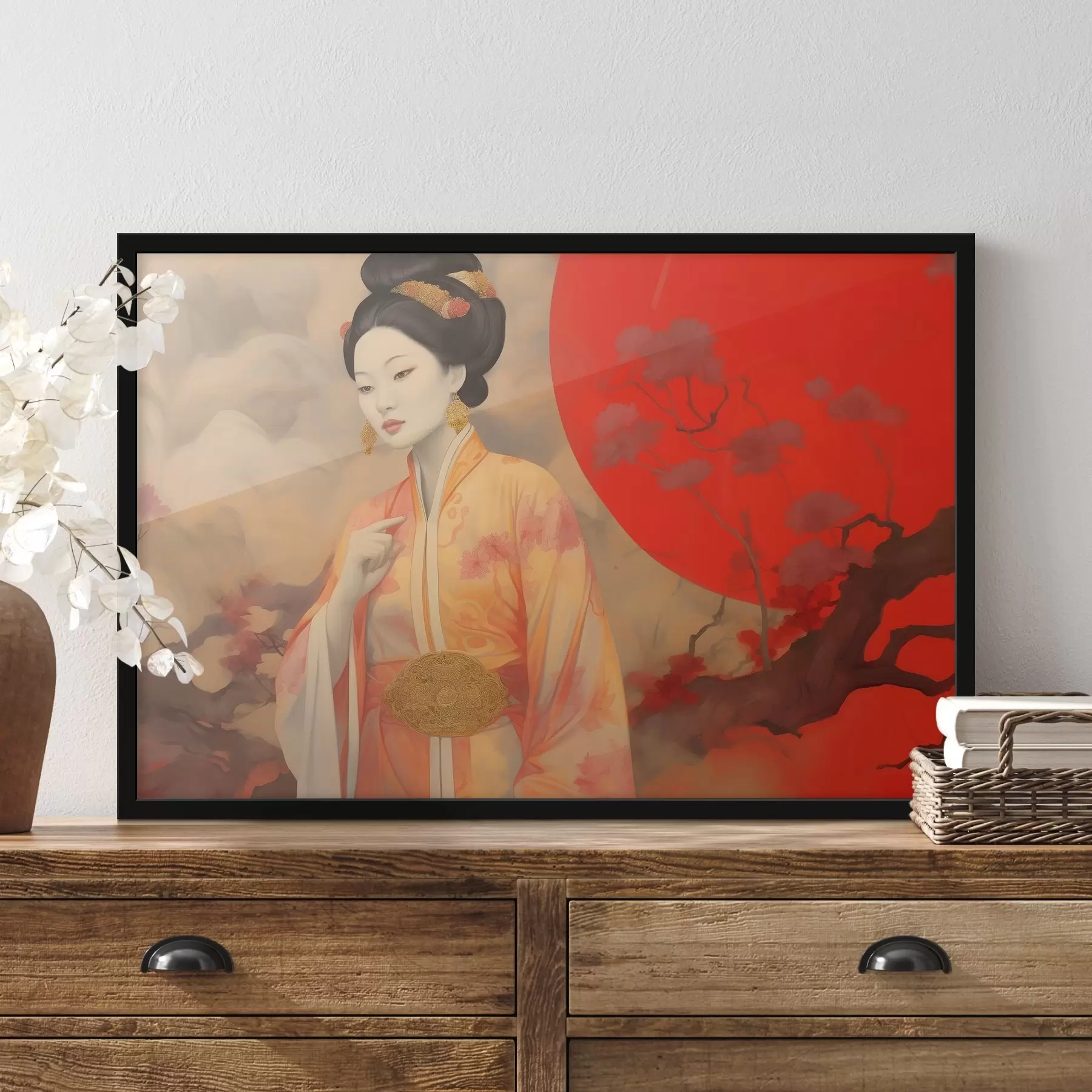 Fotobehang Vrouw in kimono f36810