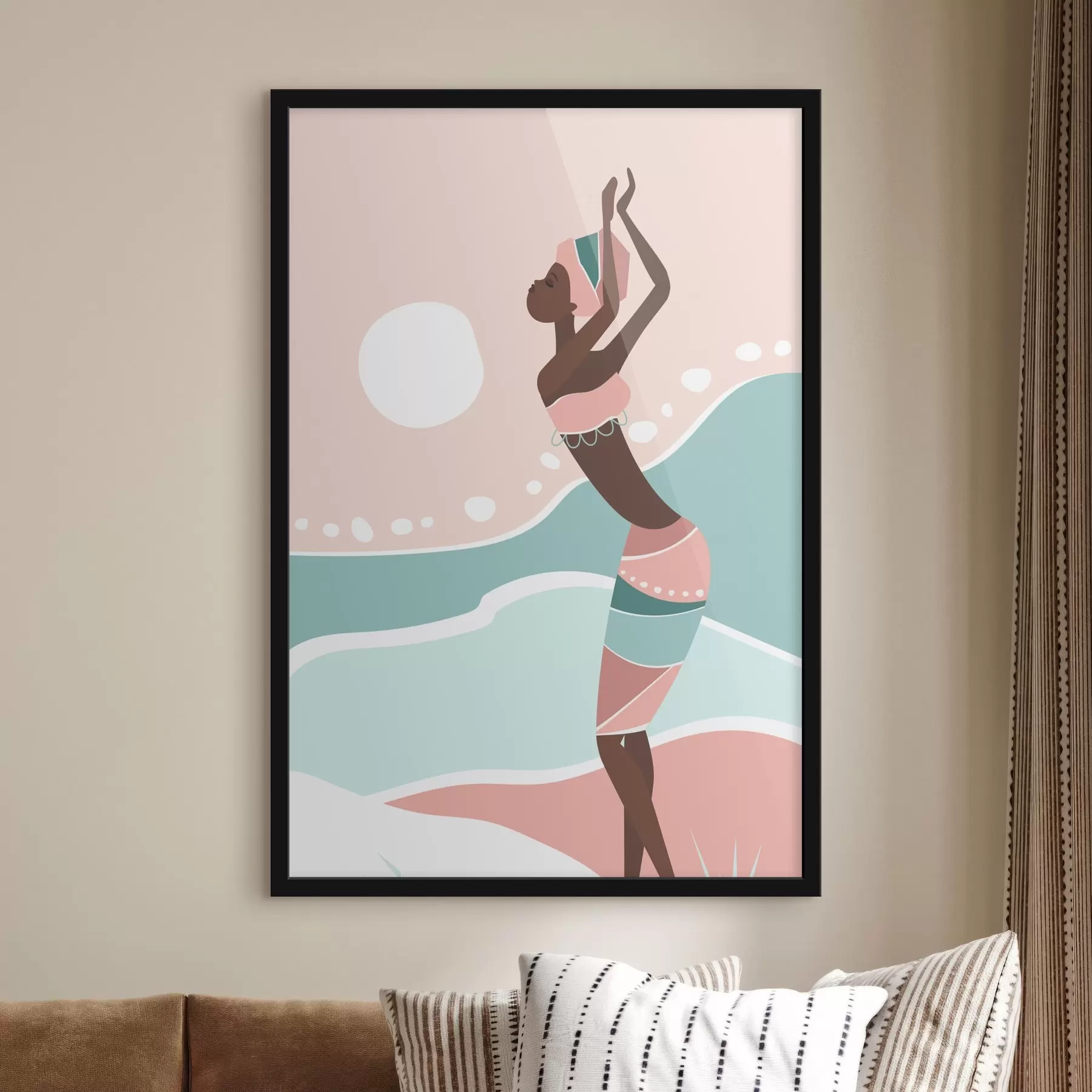 Fotobehang Een sierlijke dans onder de zon f36404