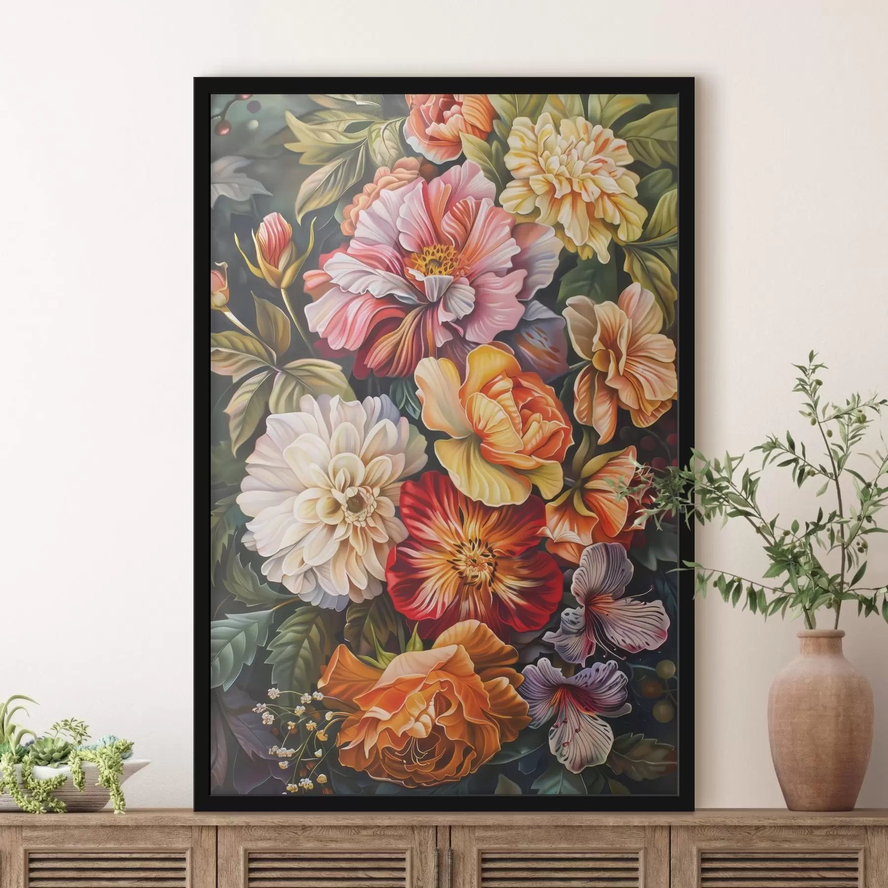 Fotobehang Close-up van bloemen f37635