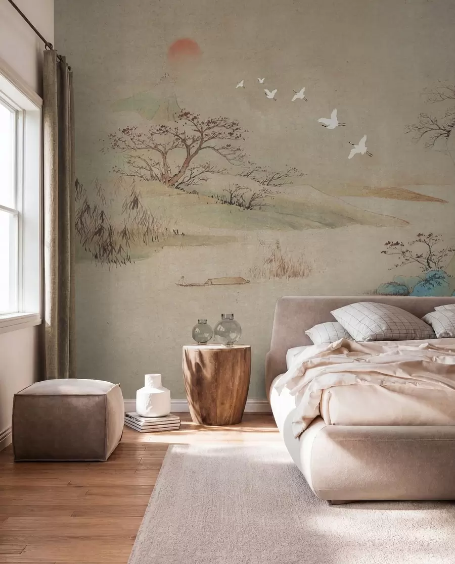 Fotobehang Landschap in Chinese stijl u42038