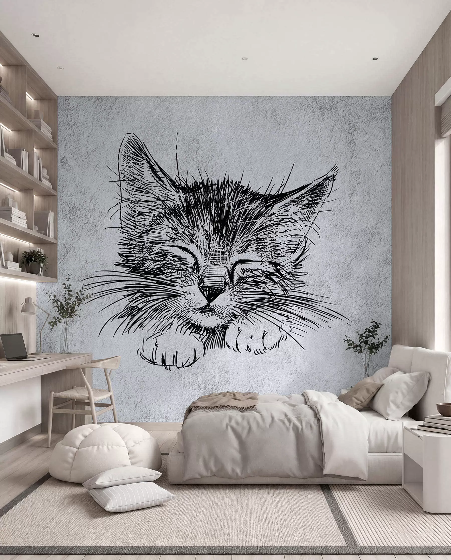 Fotobehang Kat, katachtigen van carnivoren u43536