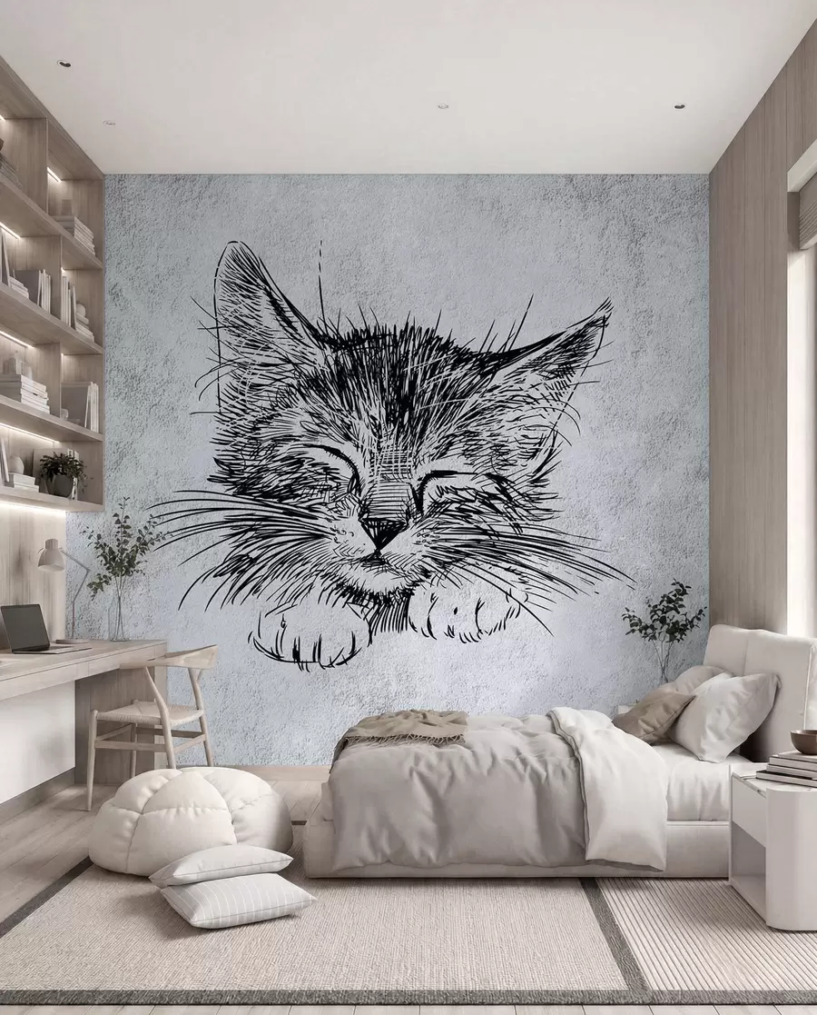 Fotobehang Kat, katachtigen van carnivoren u43536
